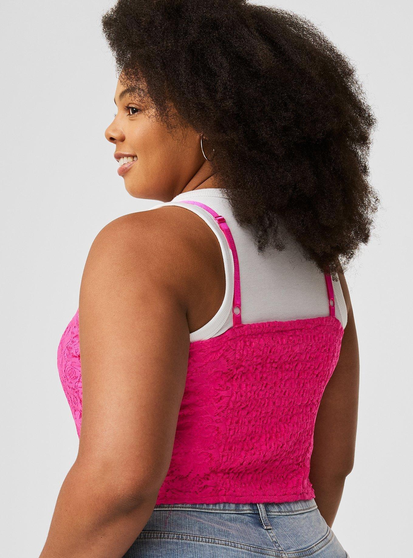 Lace Corset Crop Top