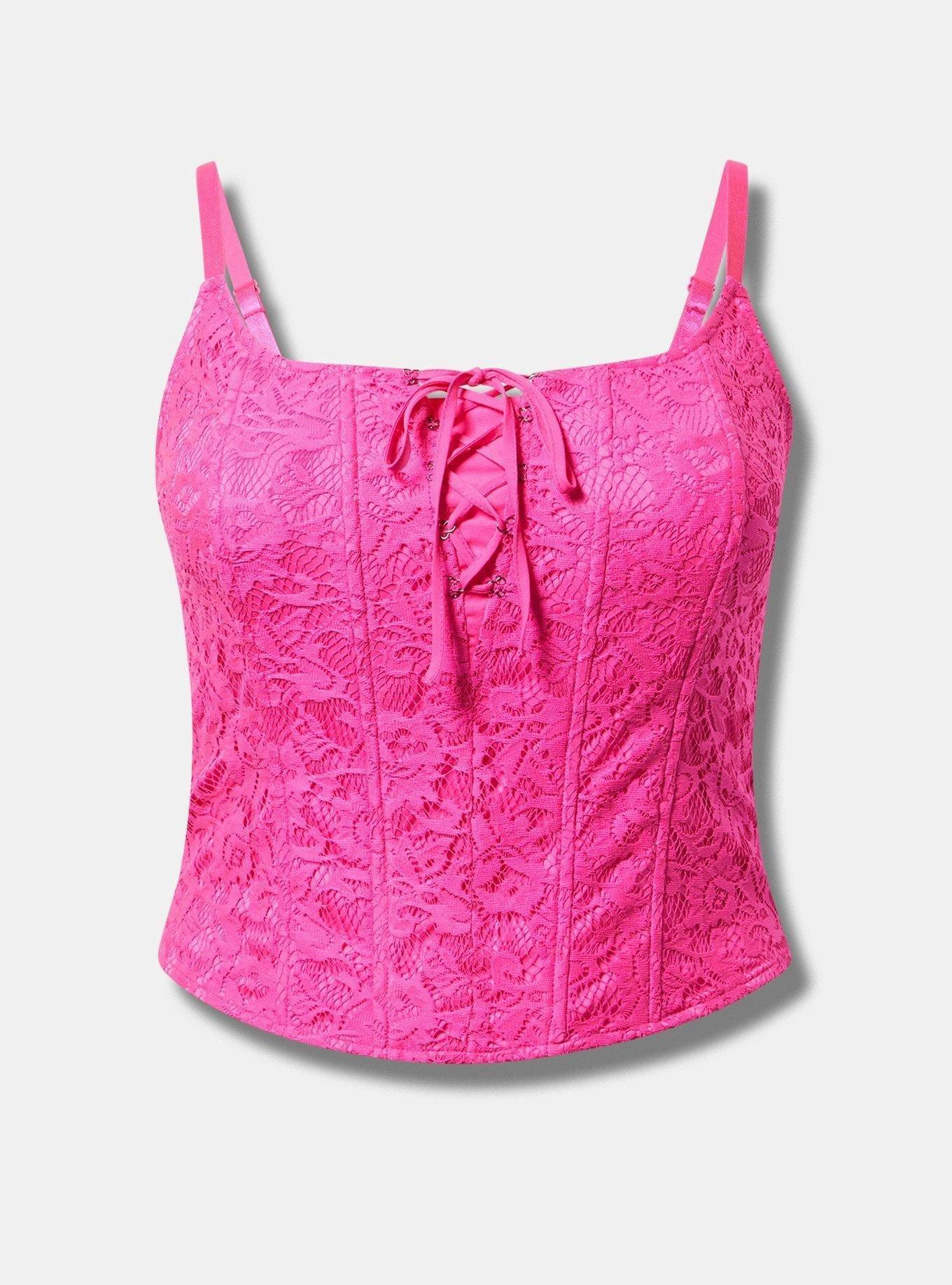 Lace Corset Crop Top