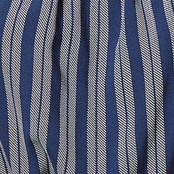 Challis Cold Shoulder Crop Top, CARMEN STRIPE PEACOAT, swatch