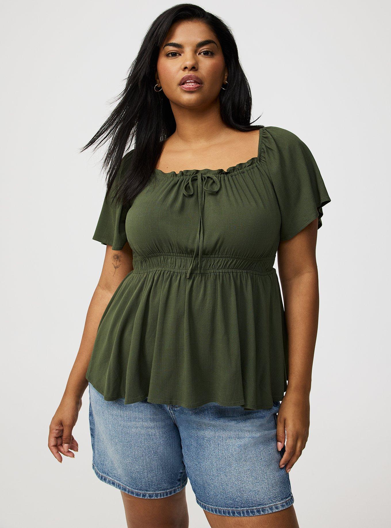 Flutter Sleeve Blouse