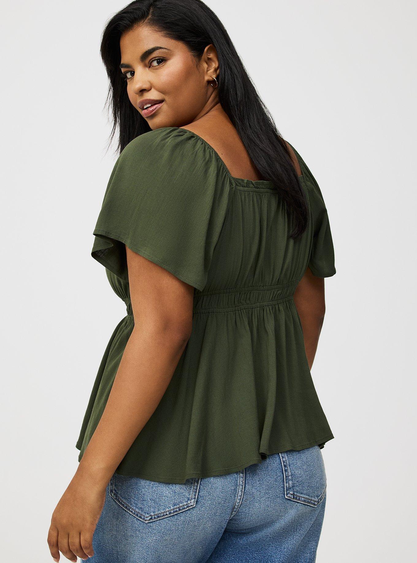 Flutter Sleeve Blouse