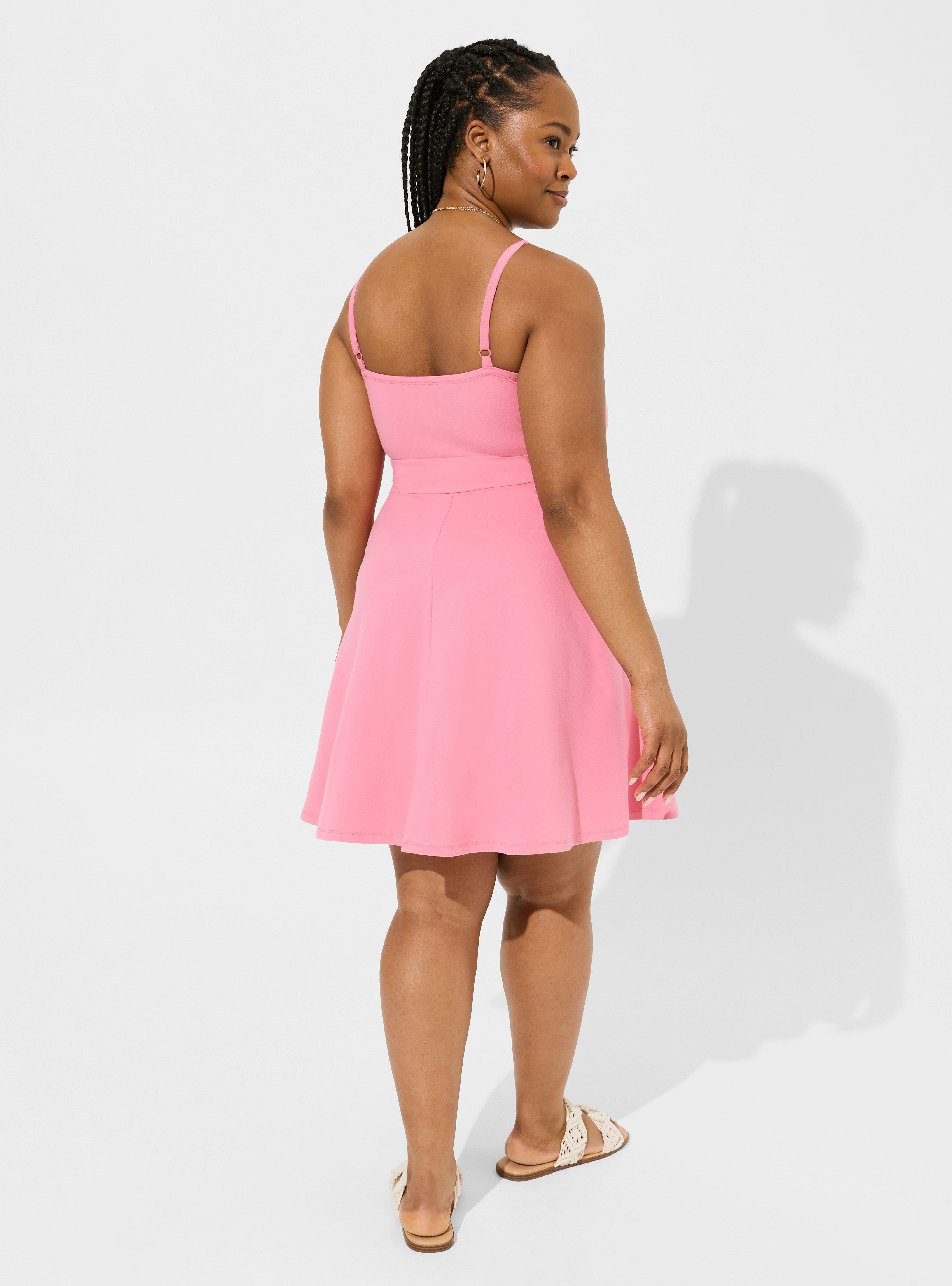 Mini Foxy Skater Tank Dress, CHATEAU ROSE, alternate