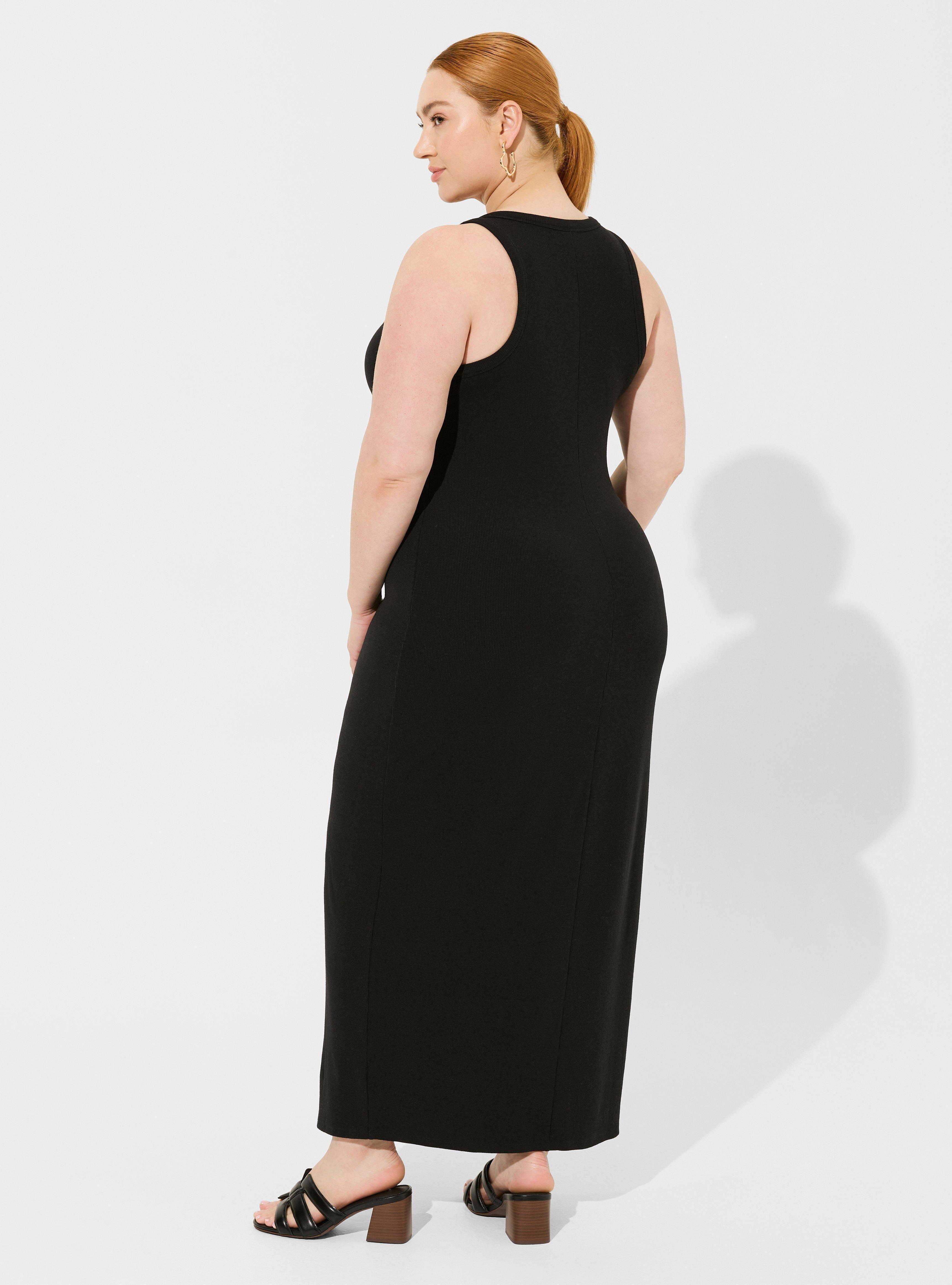 Maxi Rib Bodycon Slip Dress