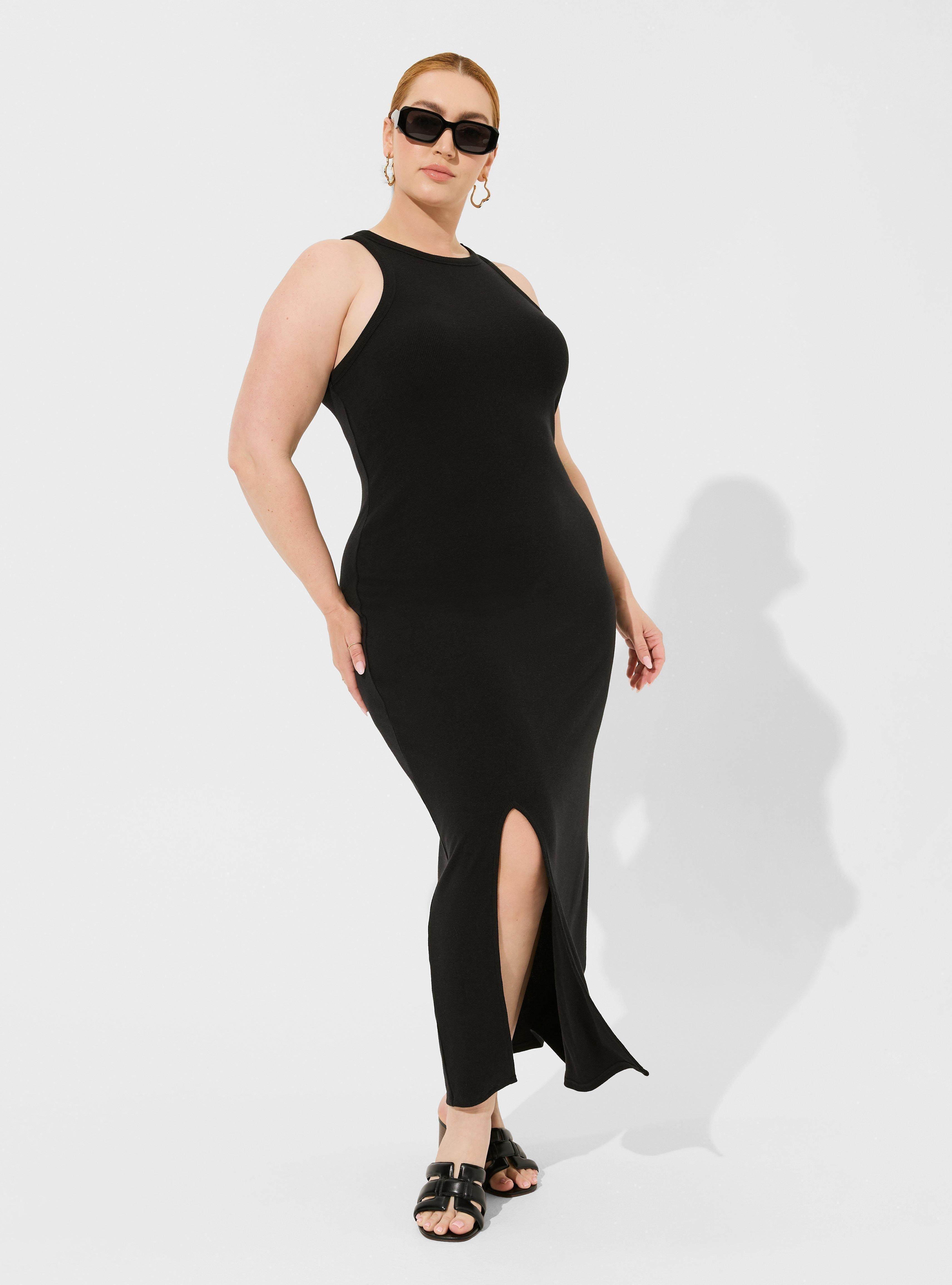 Maxi Rib Bodycon Slip Dress