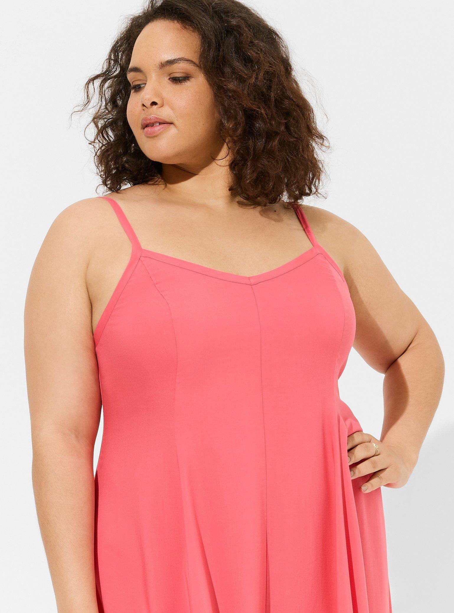 Plus Size - Maxi Challis Trapeze Dress - Torrid