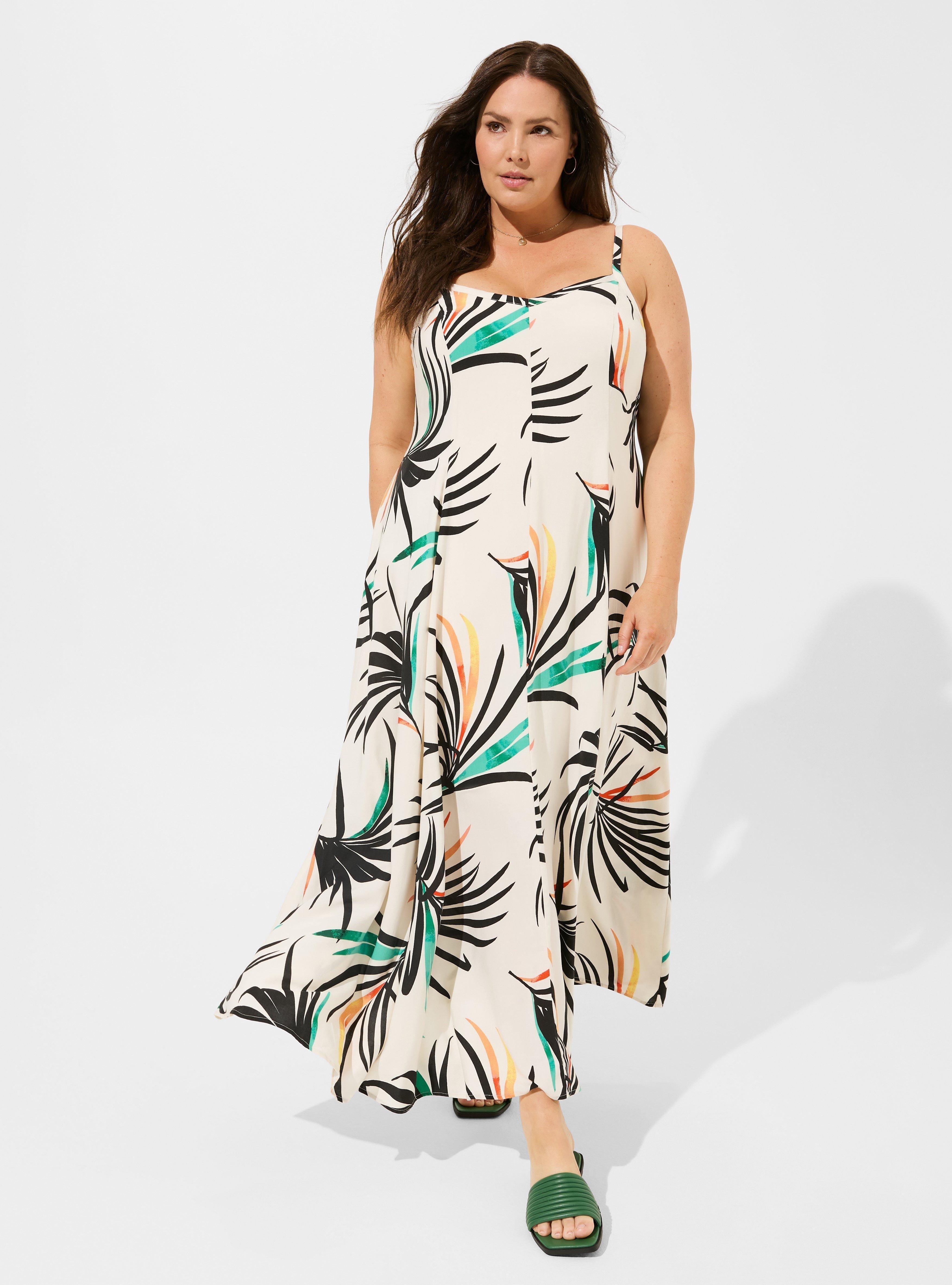 Trapeze maxi dress plus size discount