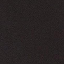 Peplum Challis Puff Short Sleeve Top, DEEP BLACK, swatch