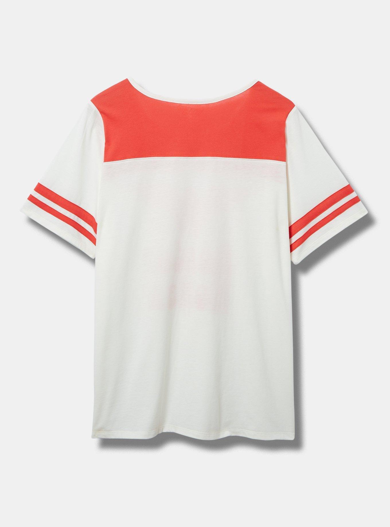 Wonder Woman Classic Fit Notch Neck Varsity Tee