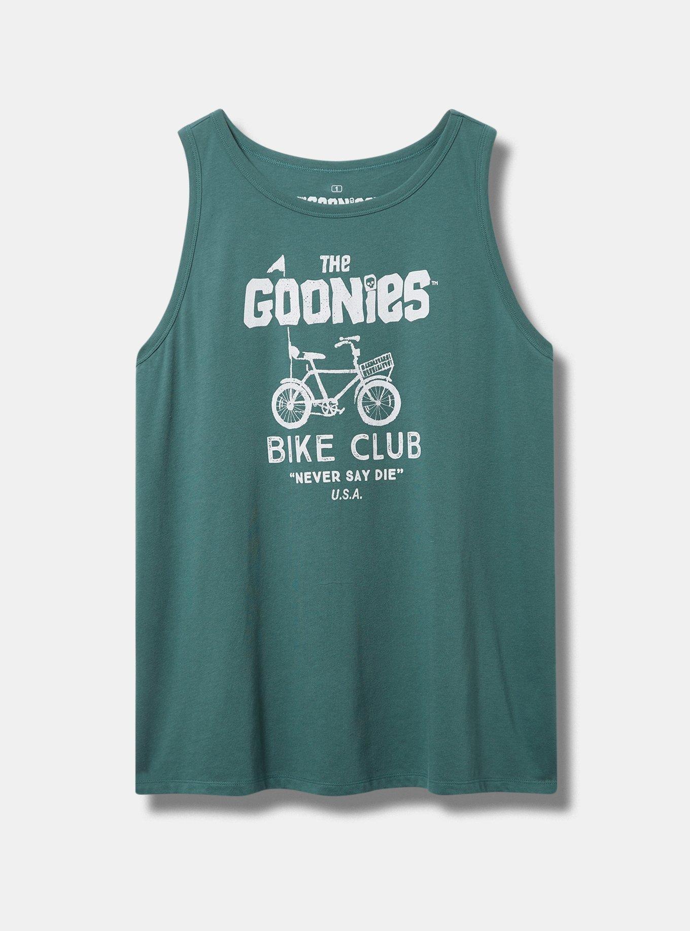 The Goonies Bike Club Classic Fit Cotton Crew Tank