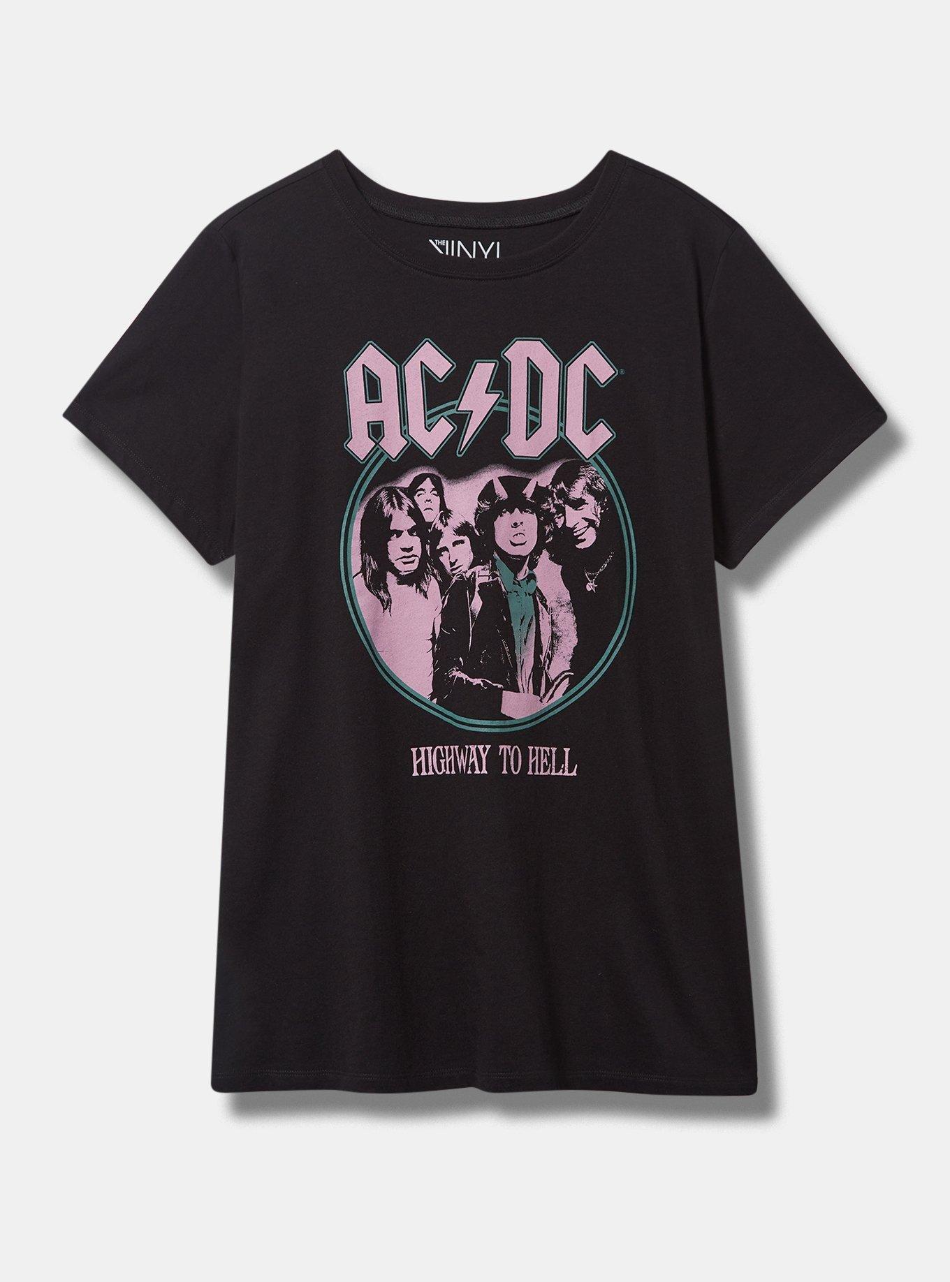 ACDC Highway Classic Fit Cotton Crew Tee