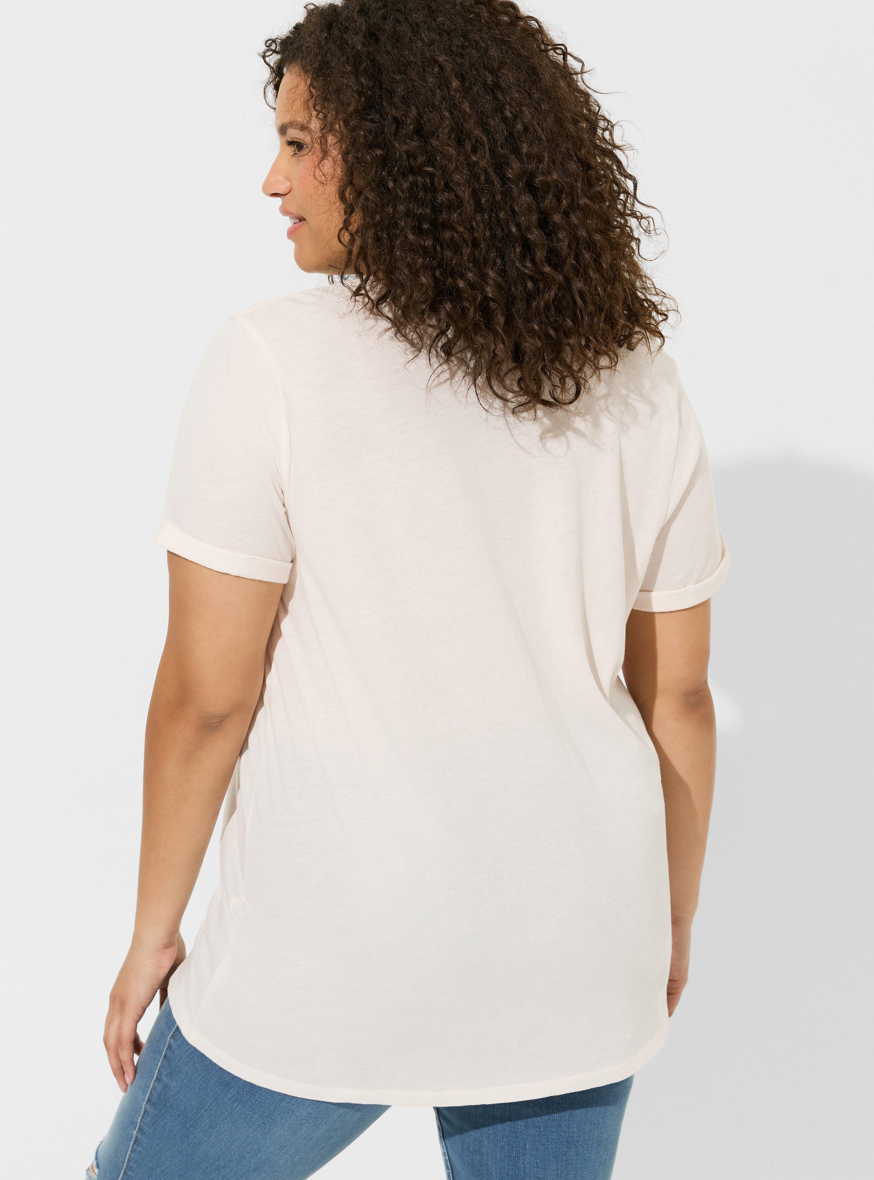 Cherry Coke Relaxed Fit Destructed Tunic Tee