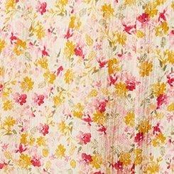 5 Inch Pull On Washable Gauze Ruffle Shorts, SUNSHINE DITSY FLORAL, swatch