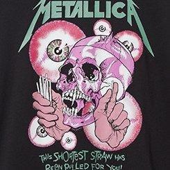 Metallica Skull Classic Fit Cotton Crew Tee, DEEP BLACK, swatch