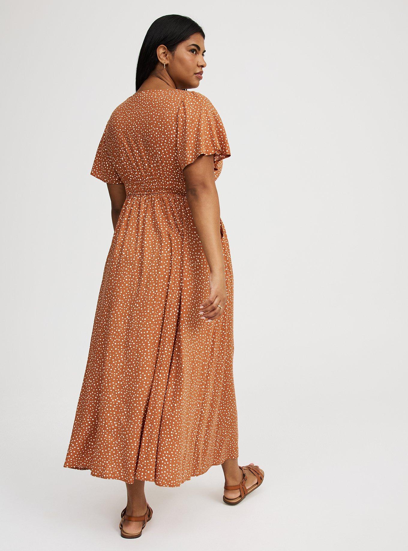 Button Front Maxi Dress