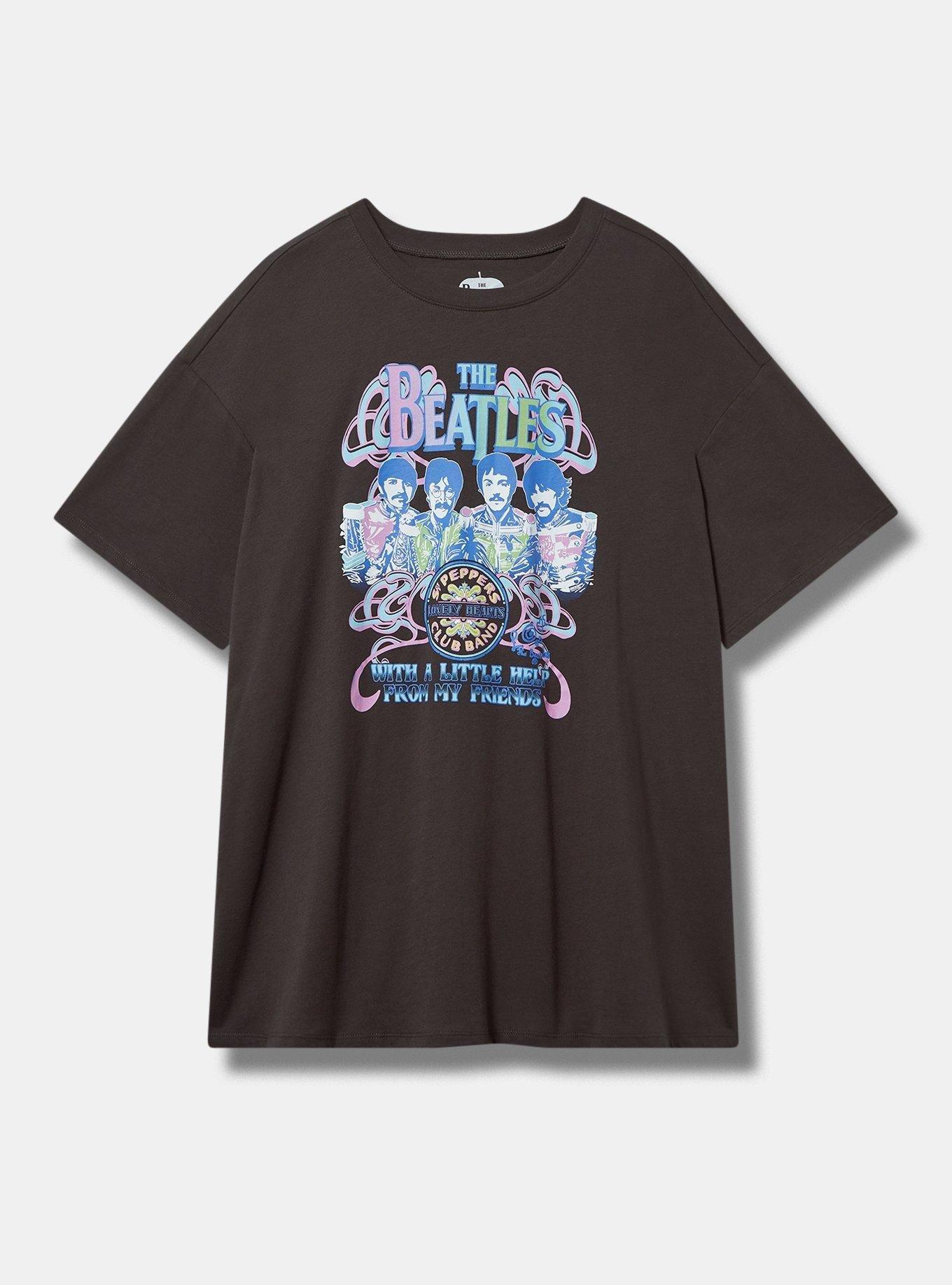 The Beatles Oversized Fit Cotton Tunic Tee