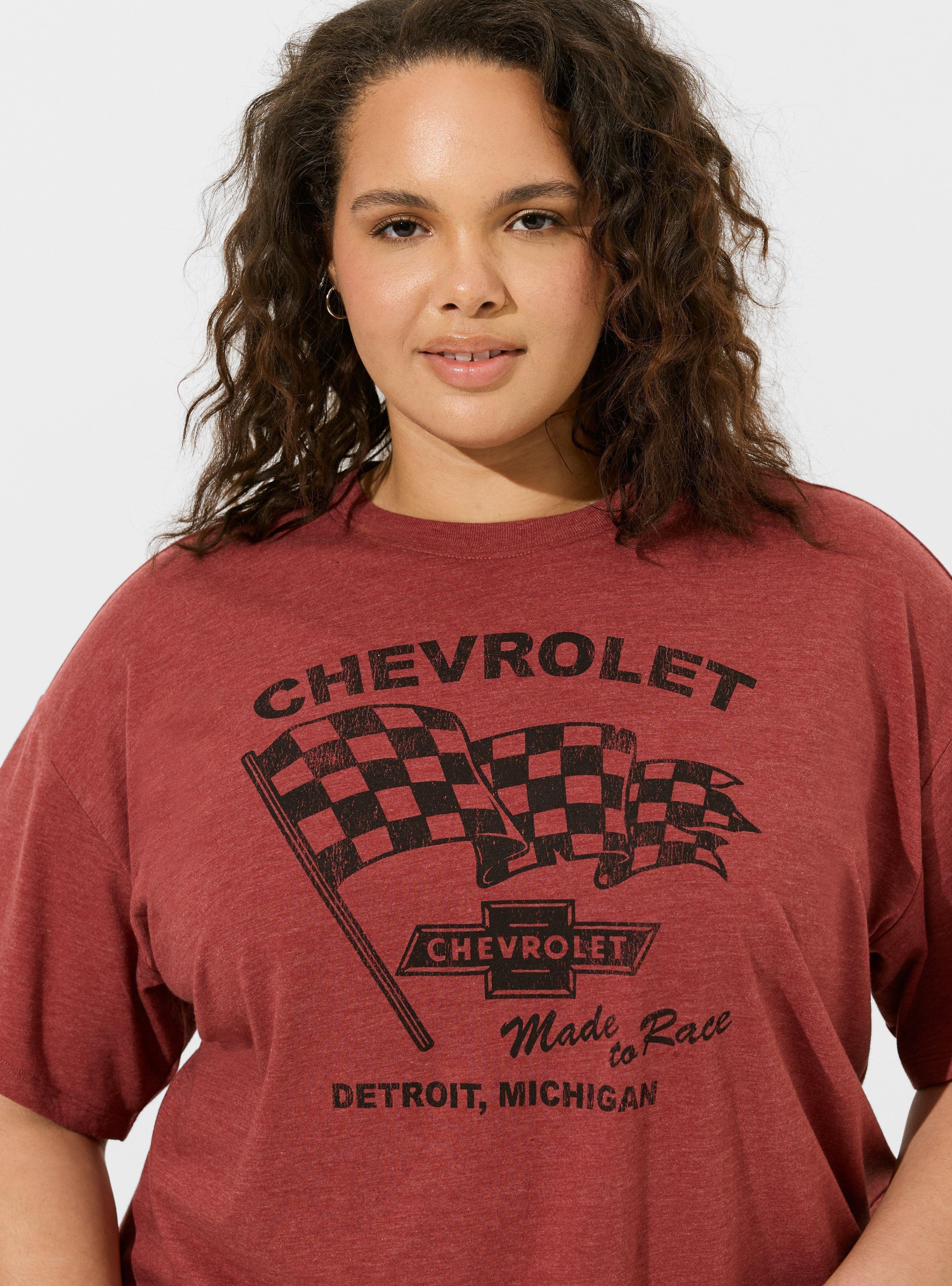 Chevrolet Oversized Fit Cotton Tunic Tee