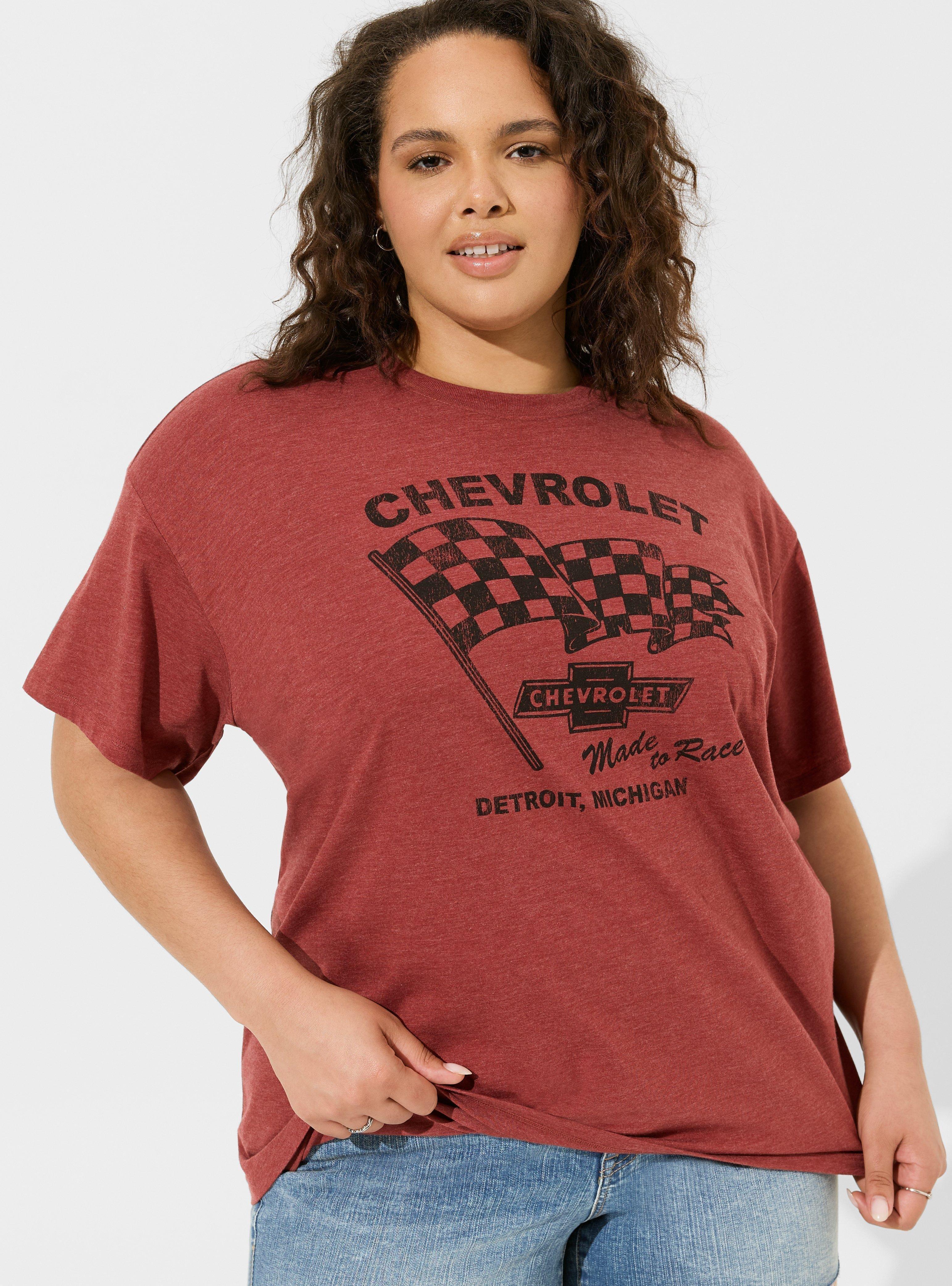 Chevrolet Oversized Fit Cotton Tunic Tee