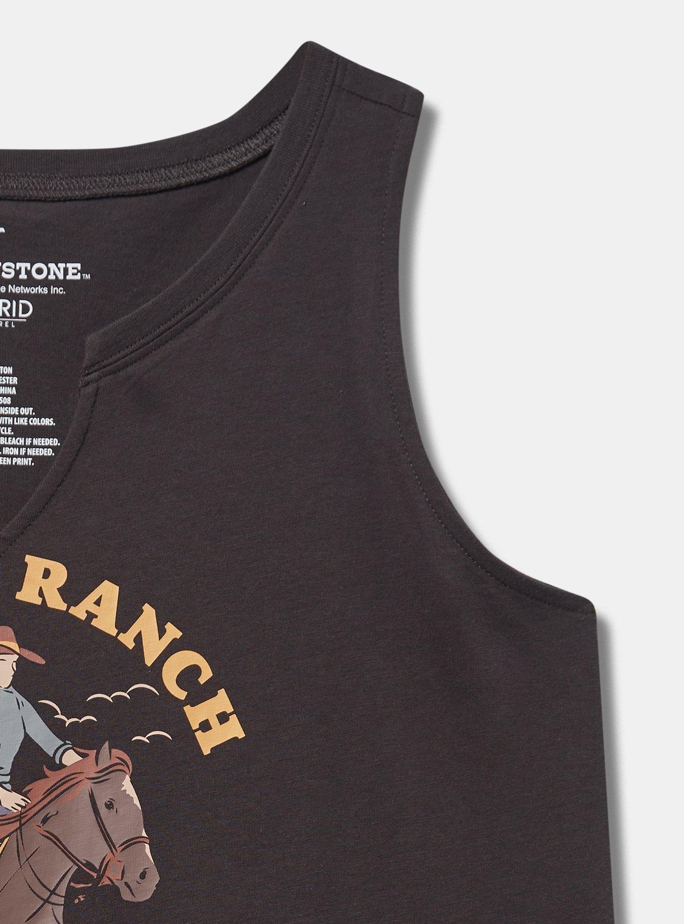 Yellowstone Classic Fit Cotton Notch Neck Tank