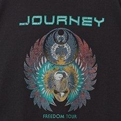 Journey Tour Classic Fit Cotton Crew Tee, DEEP BLACK, swatch