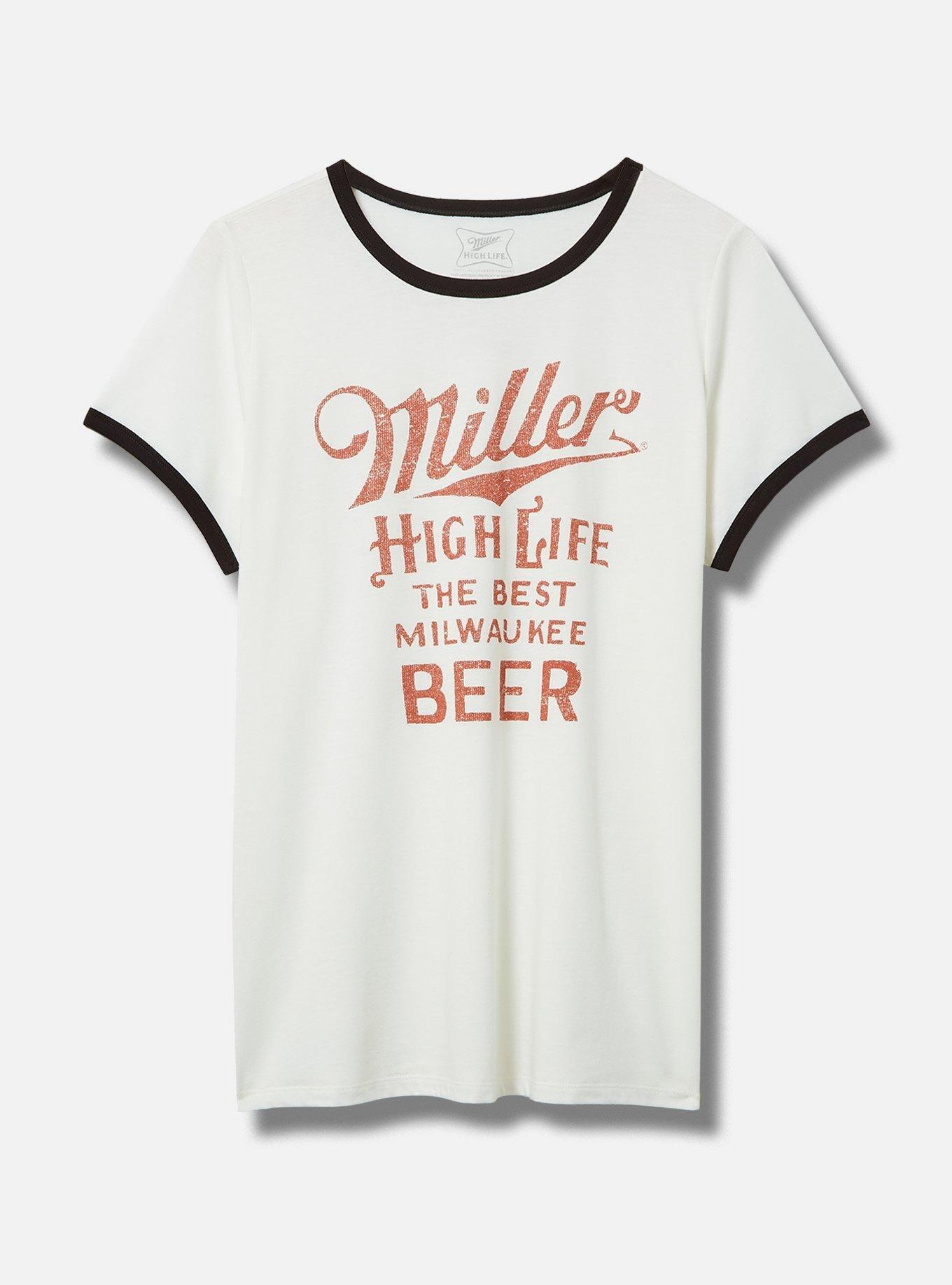 Miller High Life Classic Fit Cotton Ringer Tee