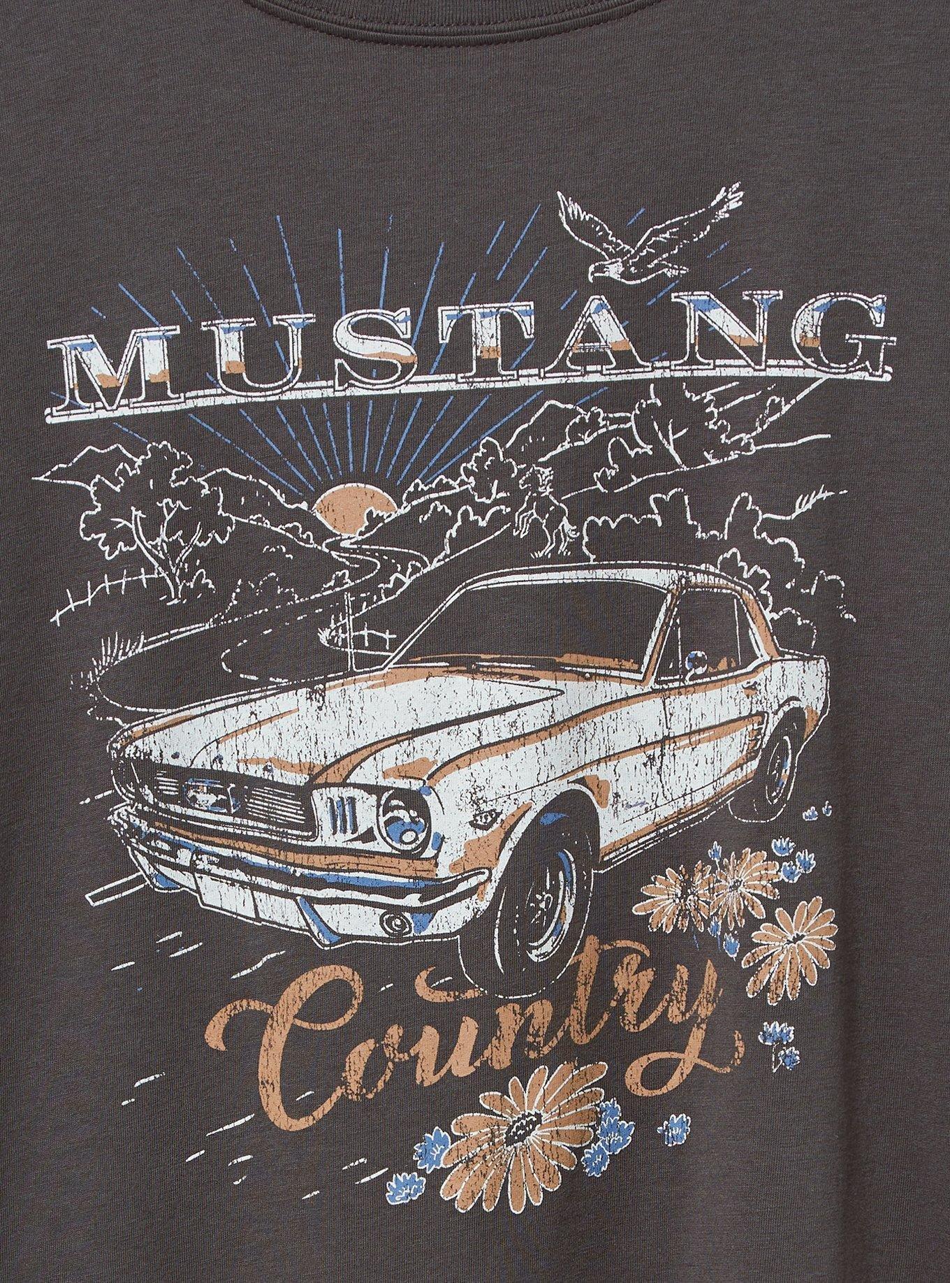 Mustang Classic Fit Cotton Crew Tee