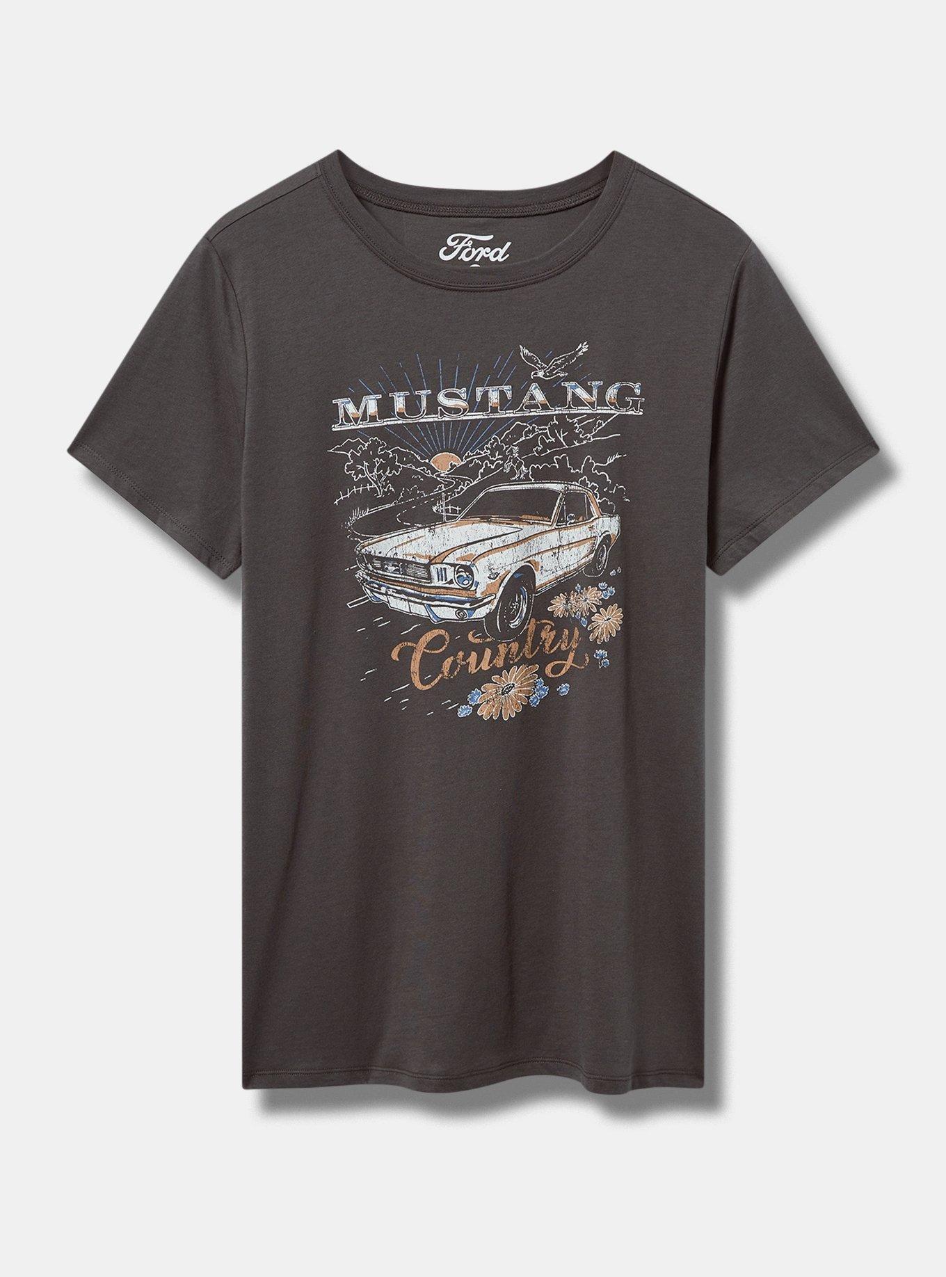 Mustang Classic Fit Cotton Crew Tee