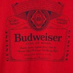 Budweiser Classic Fit Cotton Crew Tee, SALSA, swatch