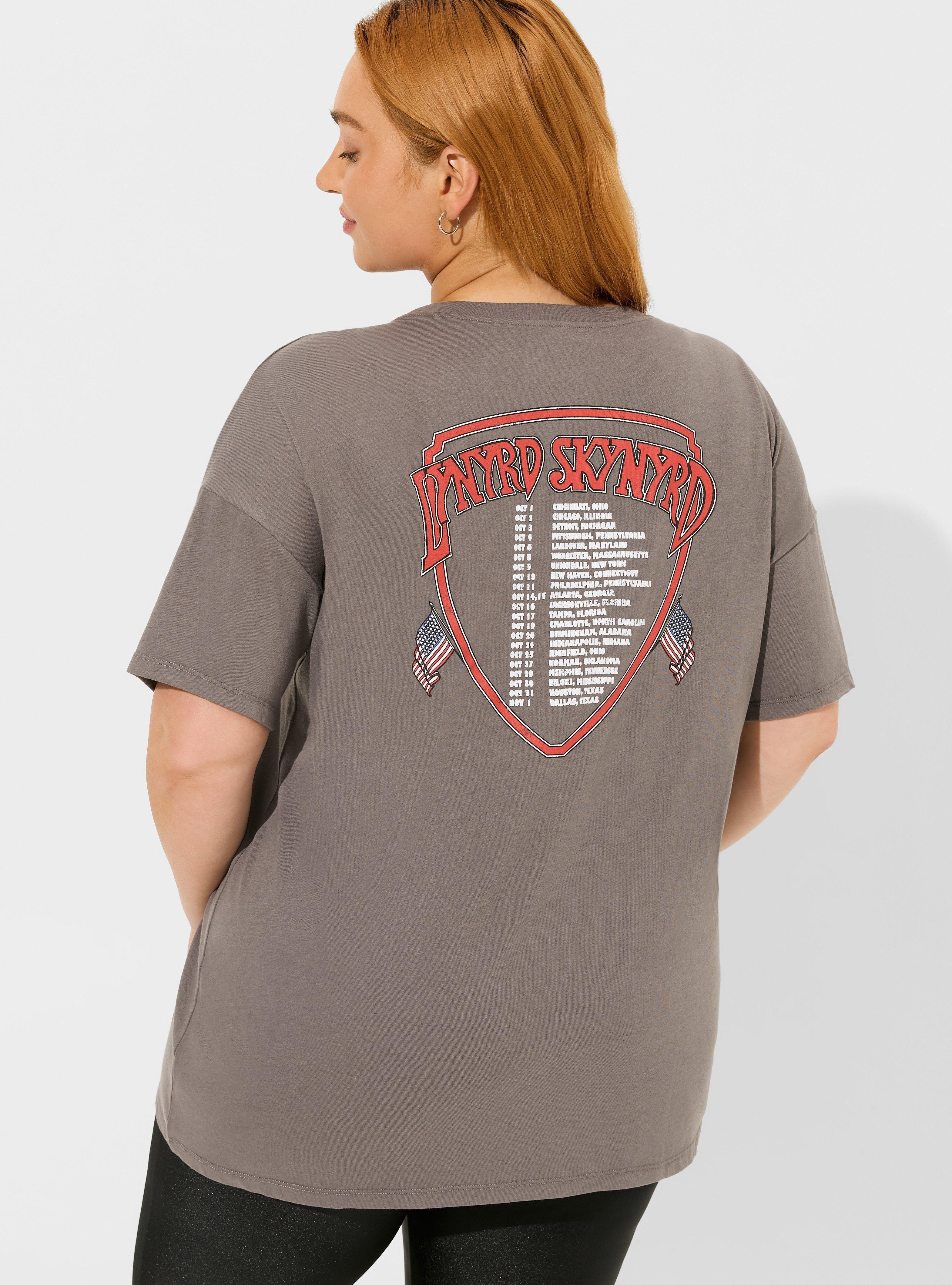 Lynyrd Skynyrd Relaxed Fit Cotton Slash Sleeve Tee