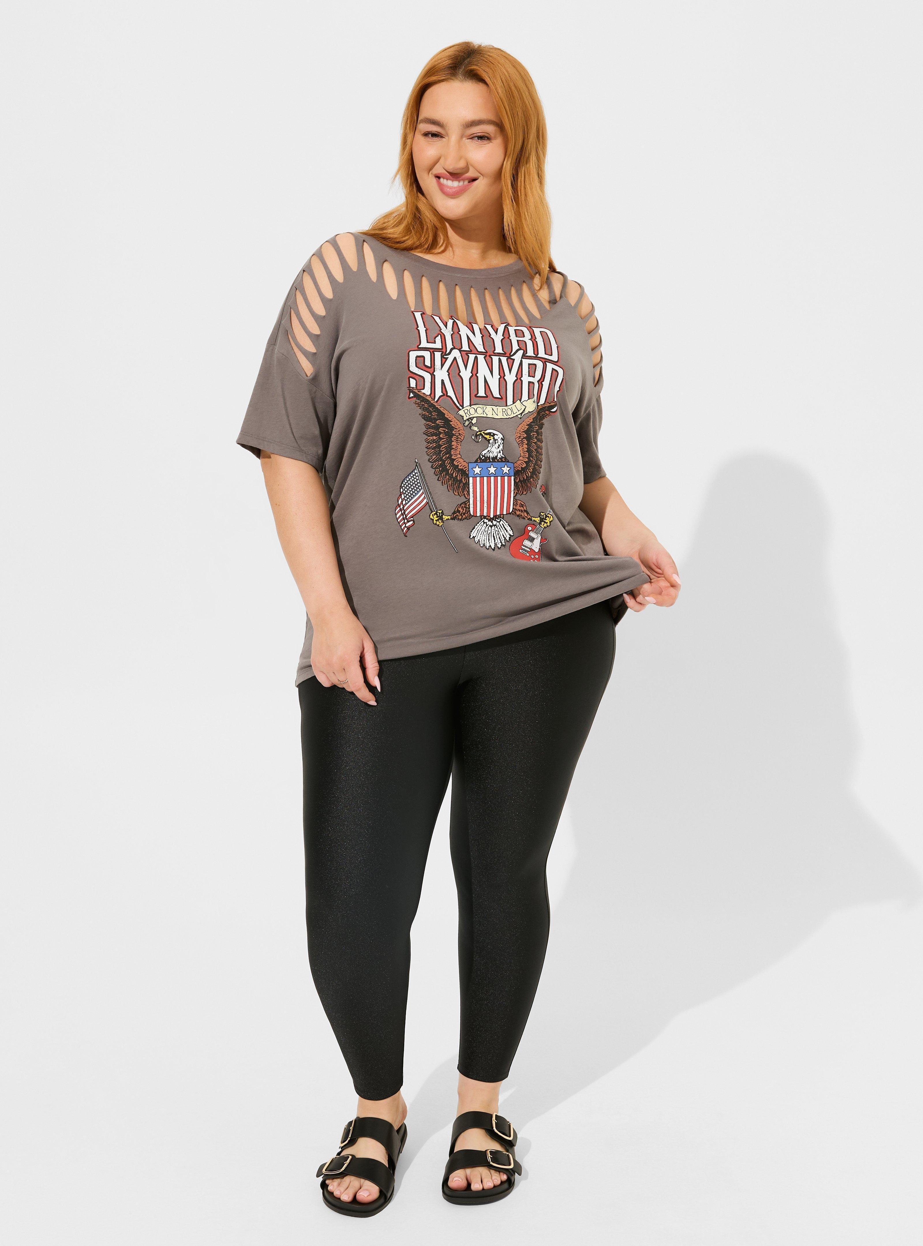 Lynyrd Skynyrd Relaxed Fit Cotton Slash Sleeve Tee