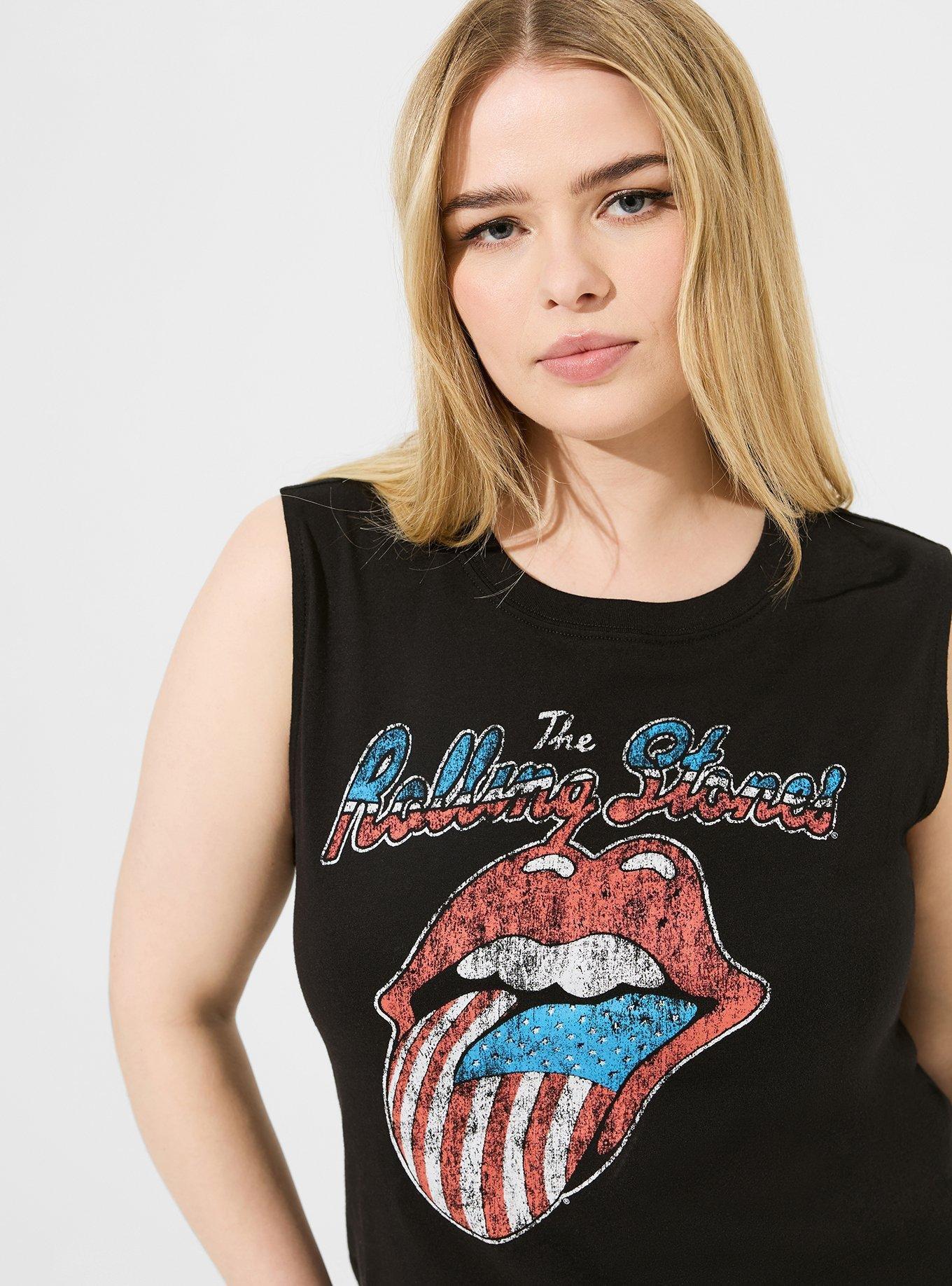 Rolling Stones Relax Fit Cotton Crew Tank