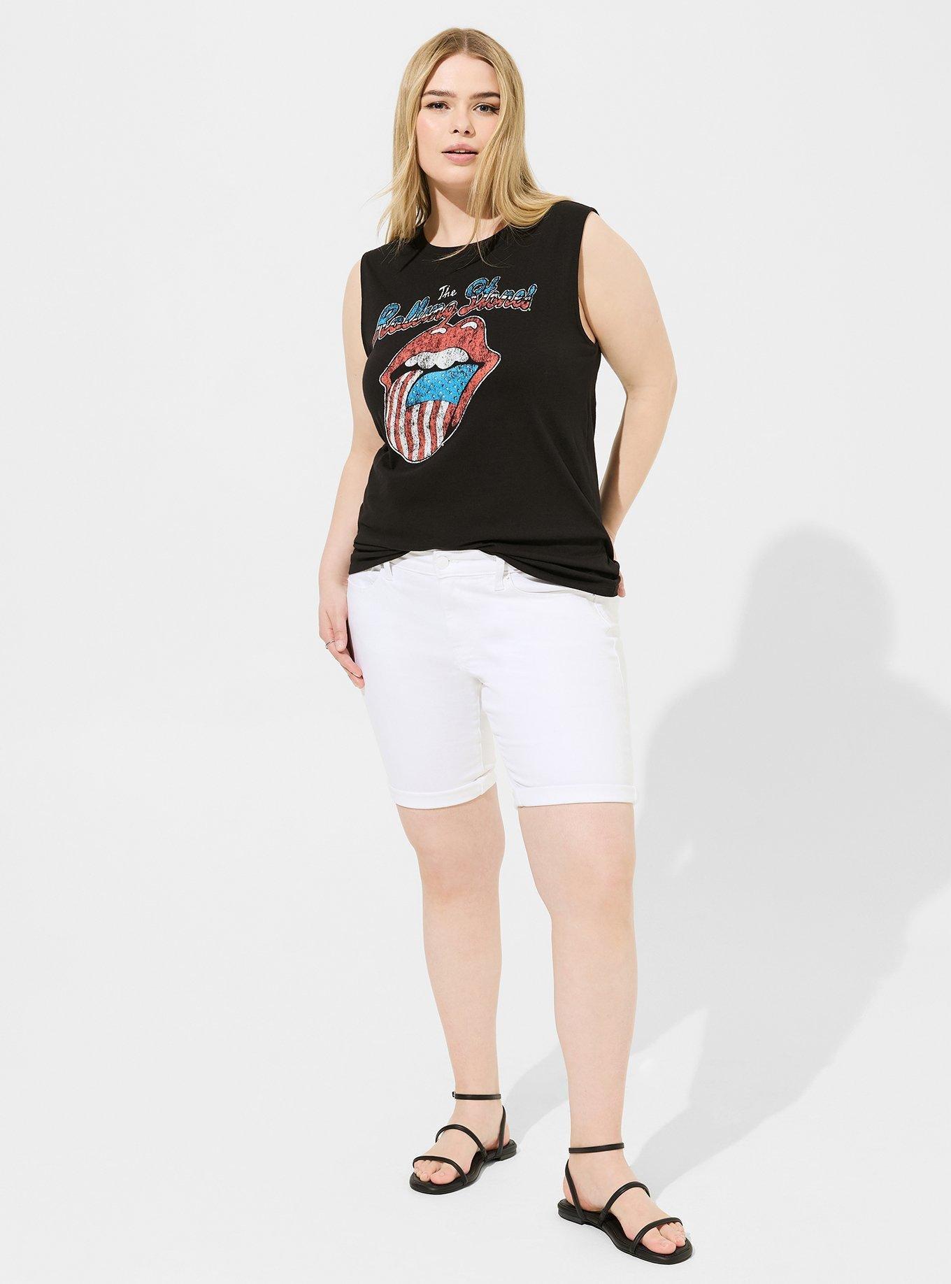 Rolling Stones Relax Fit Cotton Crew Tank