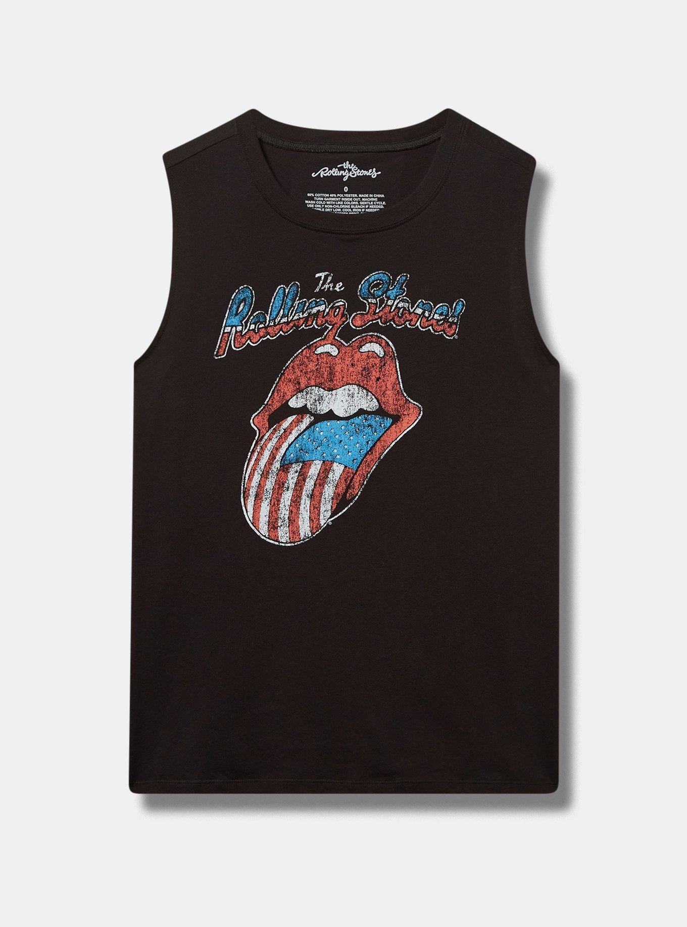 Rolling Stones Relax Fit Cotton Crew Tank