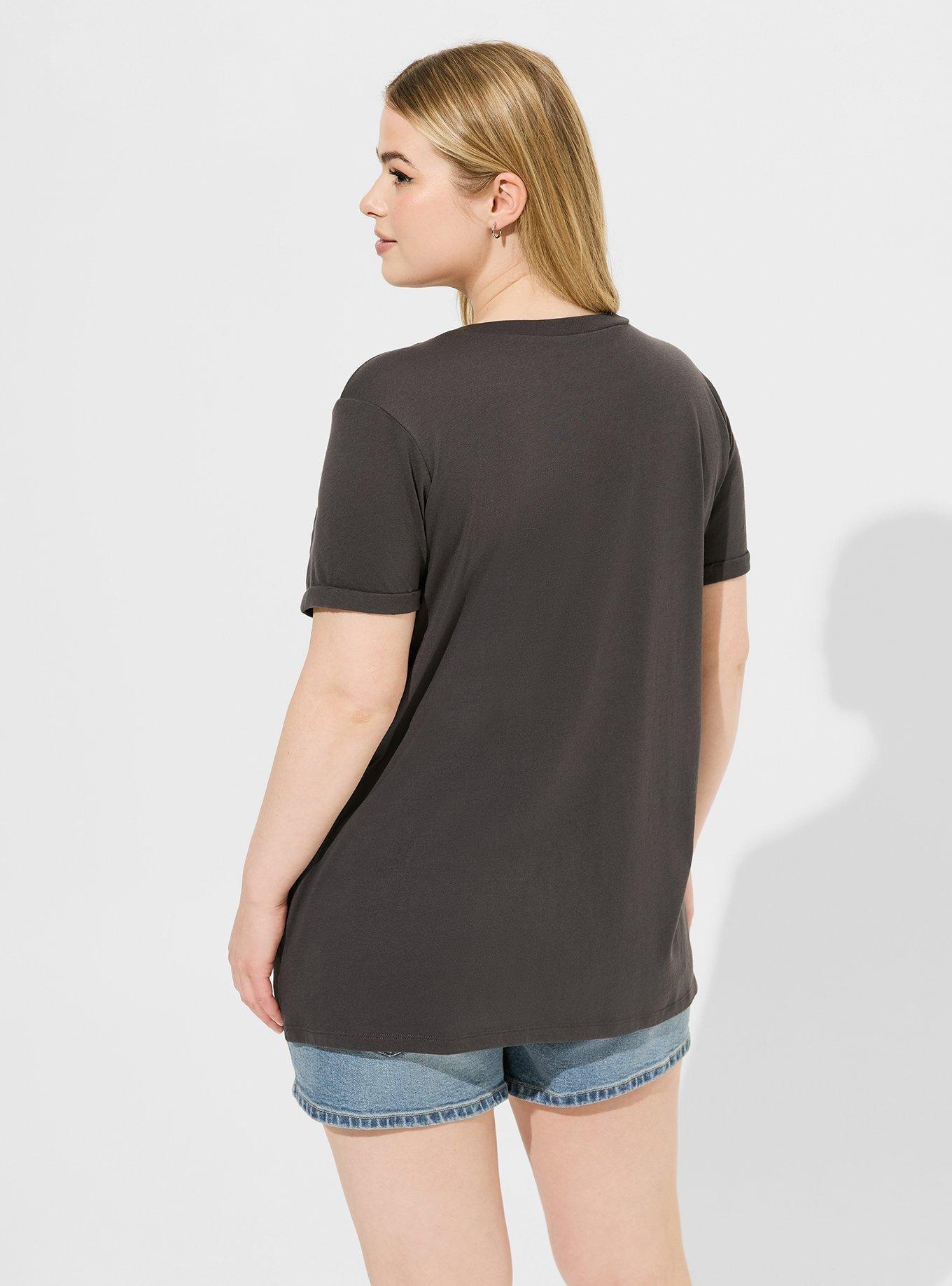 Fleetwood Mac Relax Fit Destructed Tunic Tee