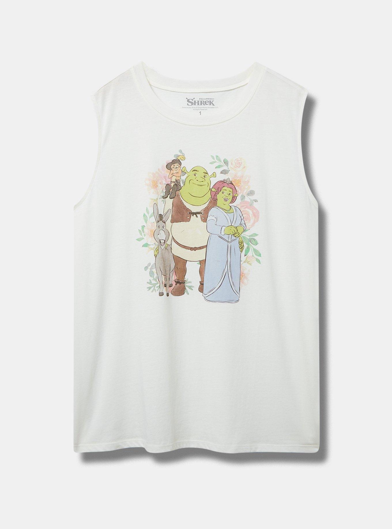 Shrek Relaxed Fit Cotton Crew Tank