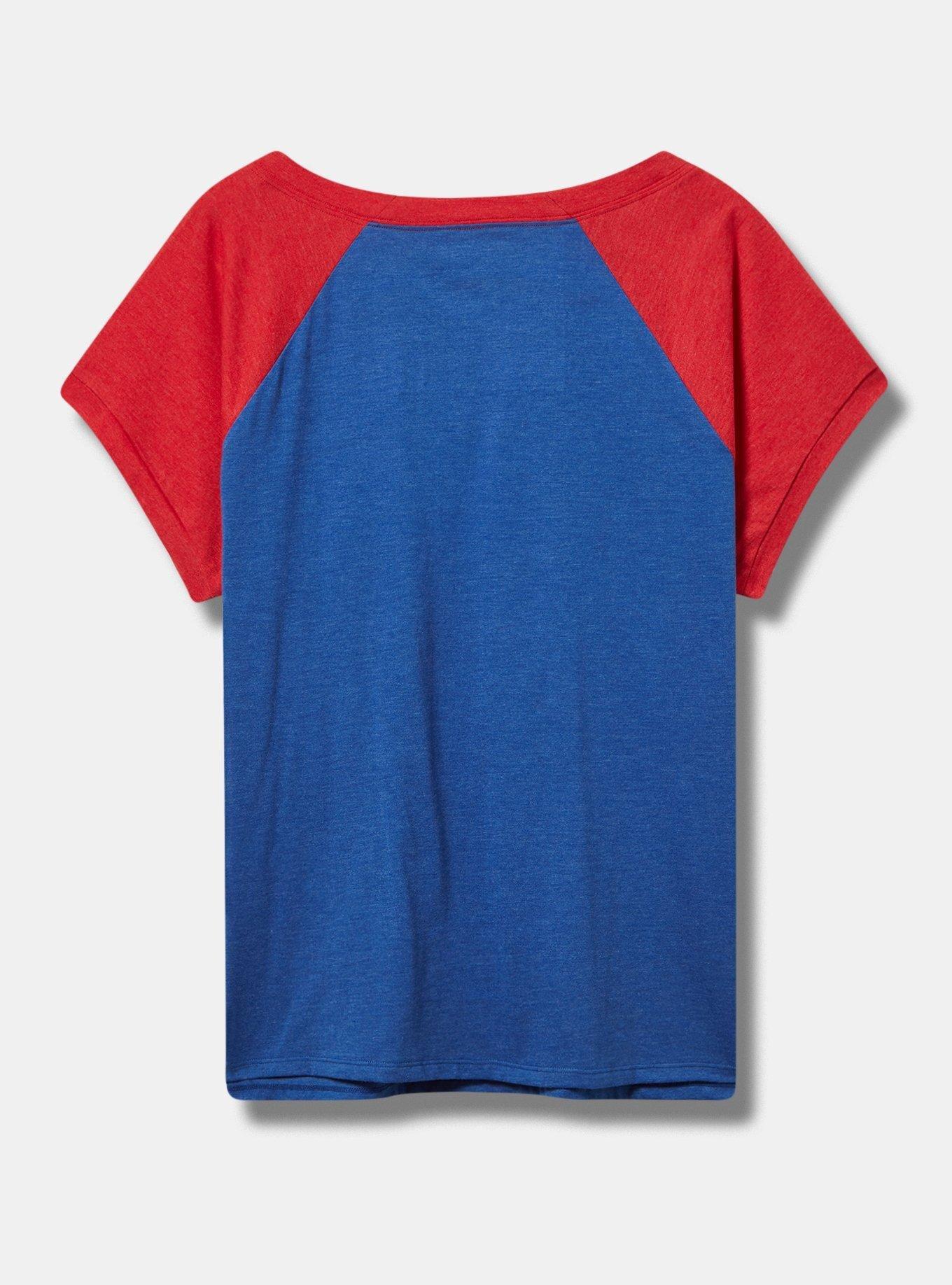 MLB Chicago Cubs Classic Fit Cotton Raglan V-Neck