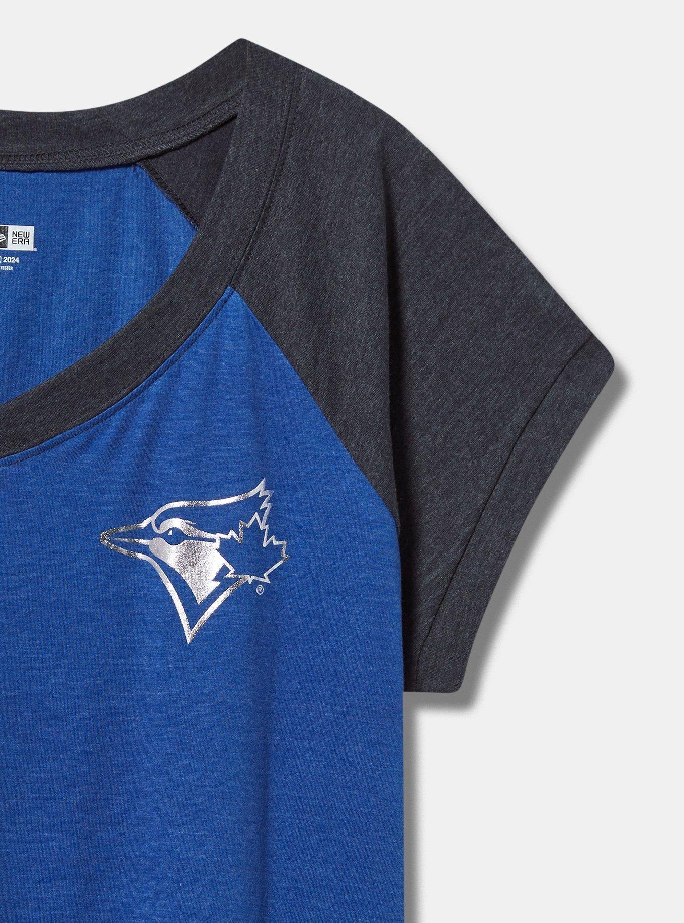 MLB Toronto Blue Jays Classic Fit Raglan V-Neck