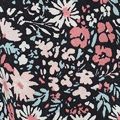 High-Rise Pull-On Wide-Leg Pant, HARVEST DITSY FLORAL BLACK, swatch