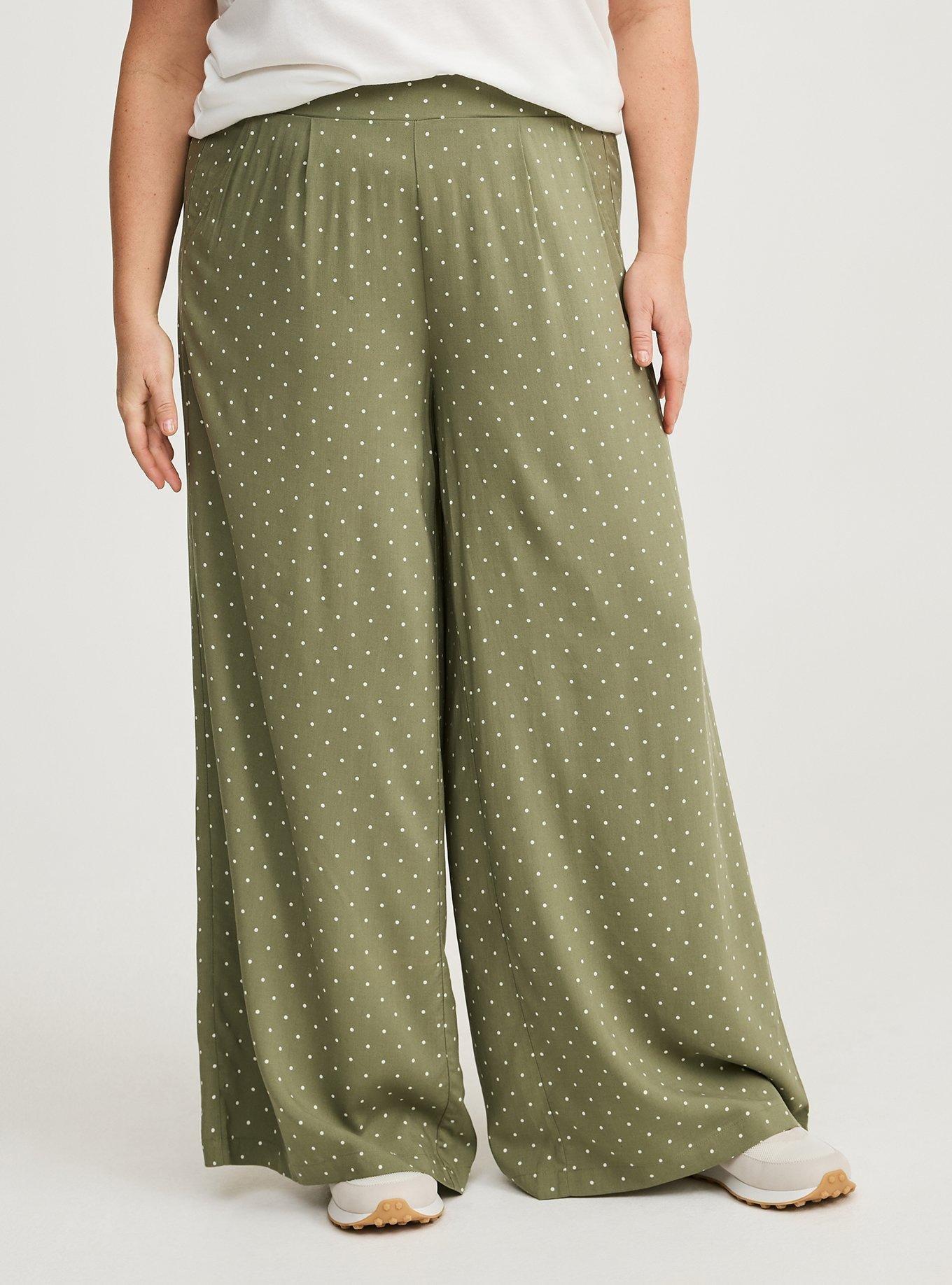 Pull-On Wide Leg Pant