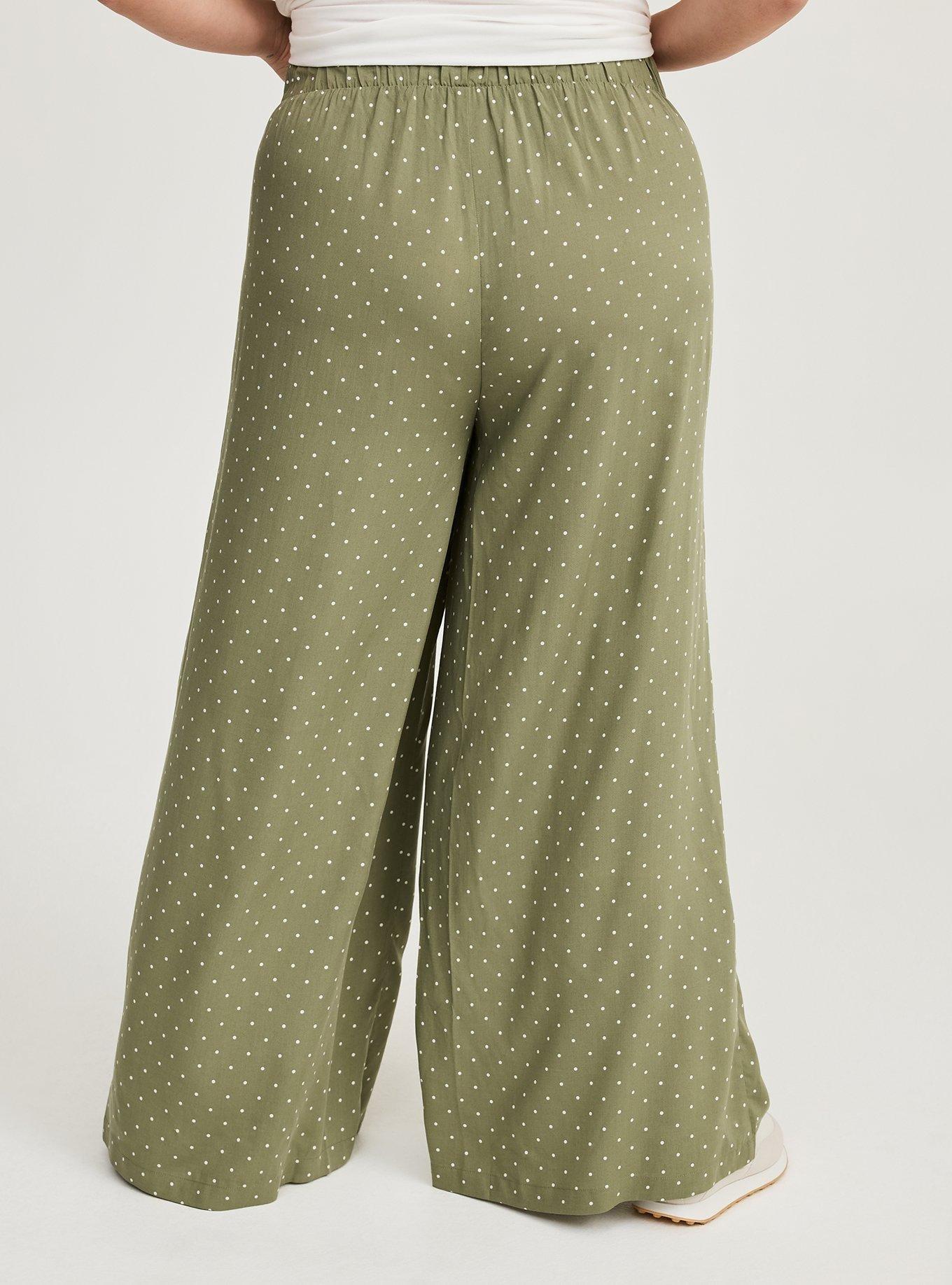 Pull-On Wide Leg Pant