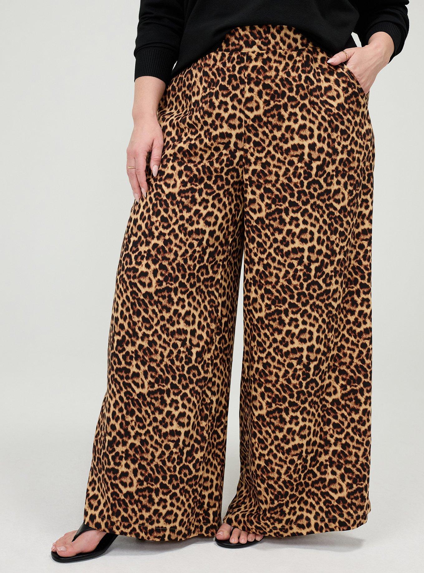 Plus Size High-Rise Pull-On Wide-Leg Pant, ON THE PROWL LEOPARD MULTI, alternate