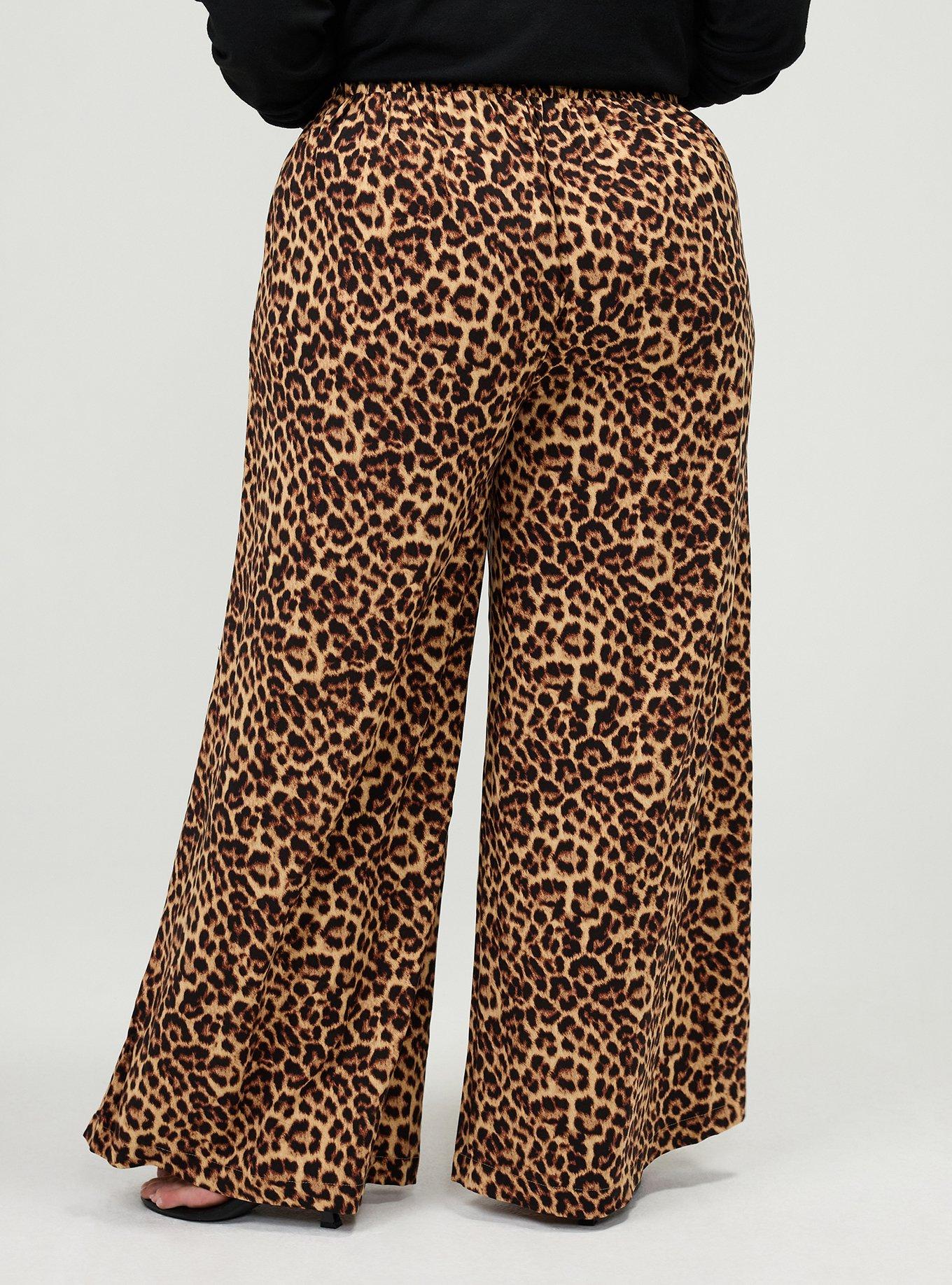 Plus Size High-Rise Pull-On Wide-Leg Pant, ON THE PROWL LEOPARD MULTI, alternate