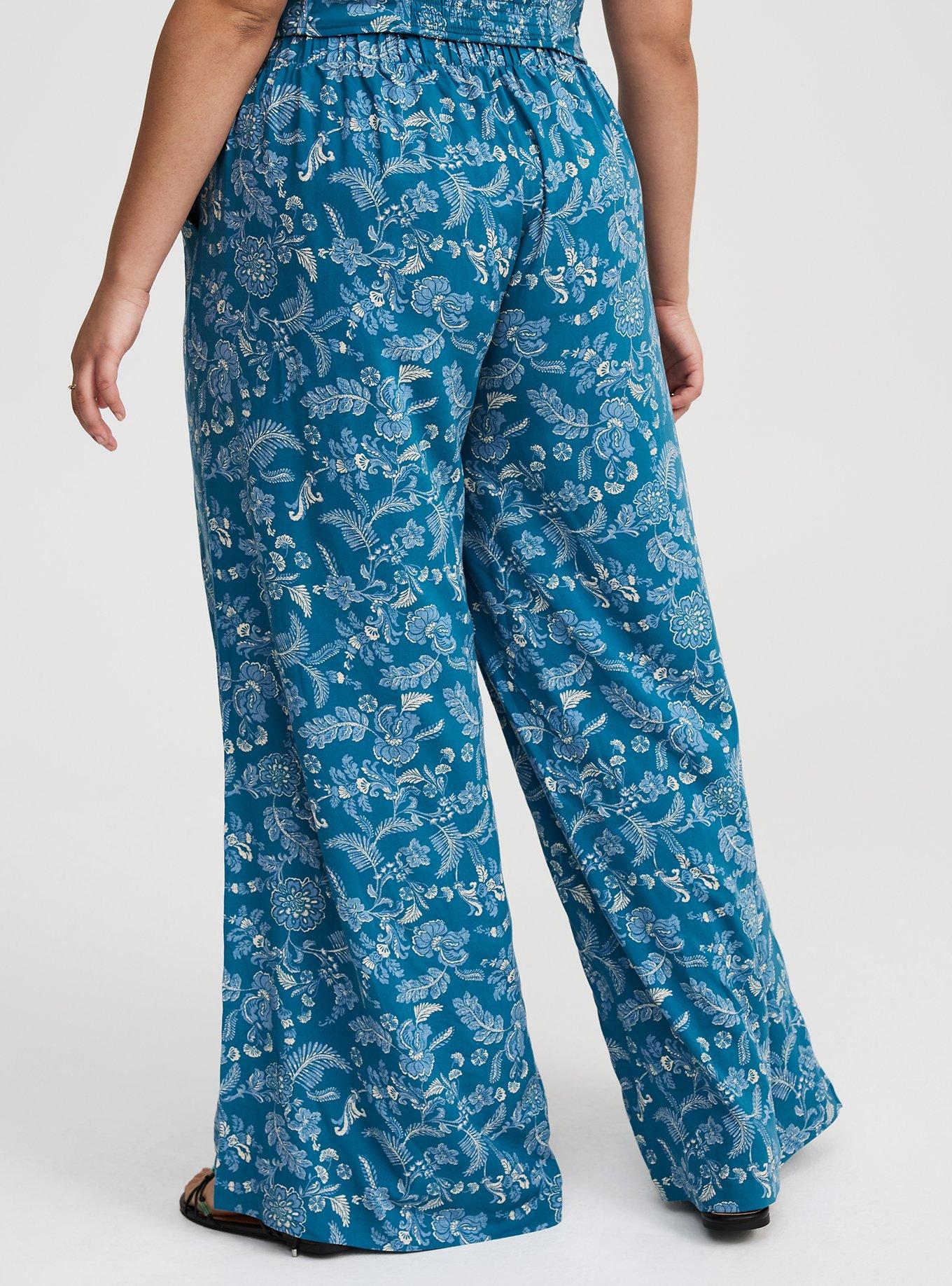 Pull-On Wide Leg Pant