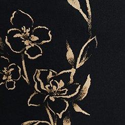 Pull-On Wide Leg Pant, ELOISE FLORAL DEEP BLACK, swatch