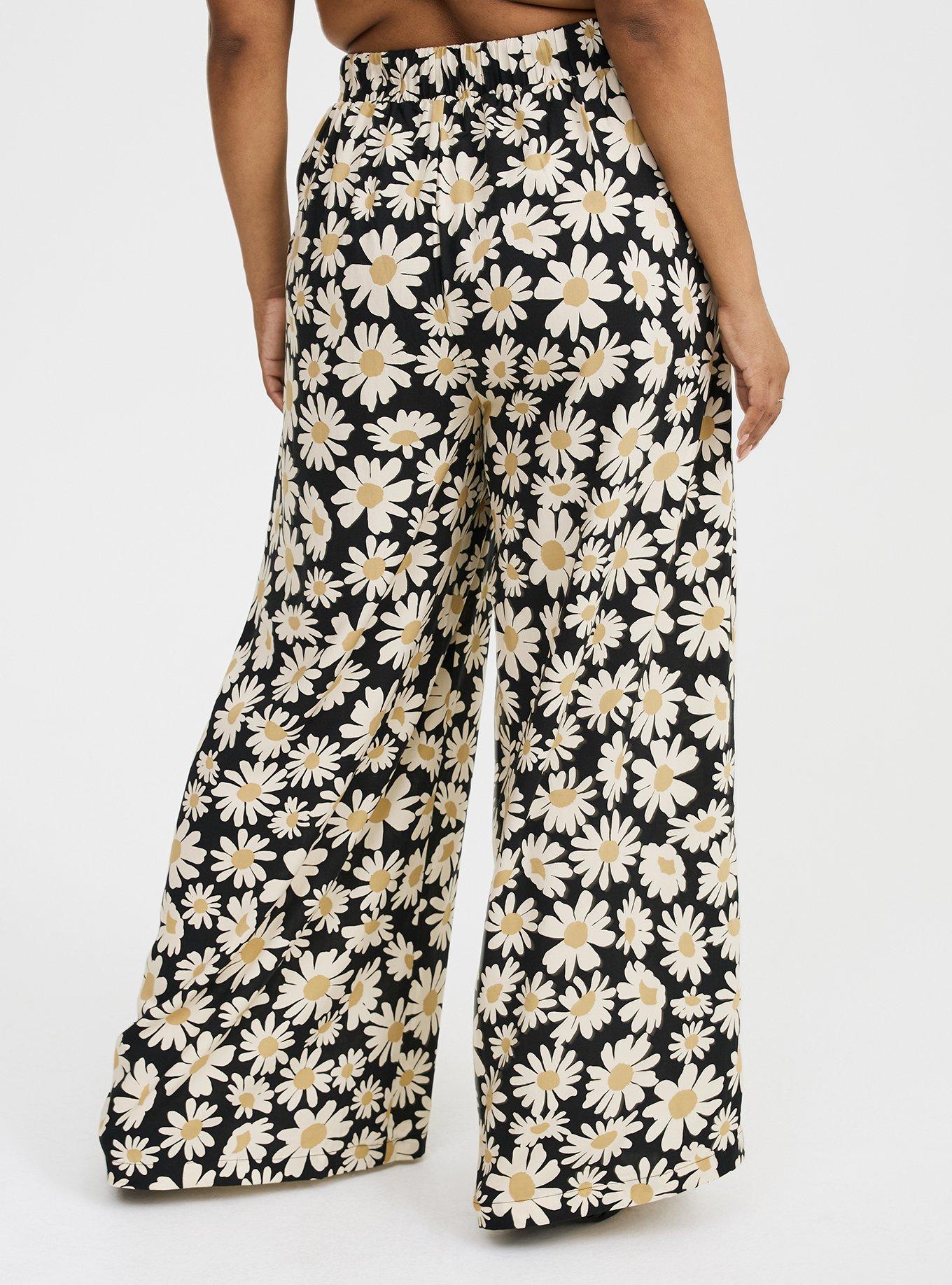 High-Rise Pull-On Wide-Leg Pant