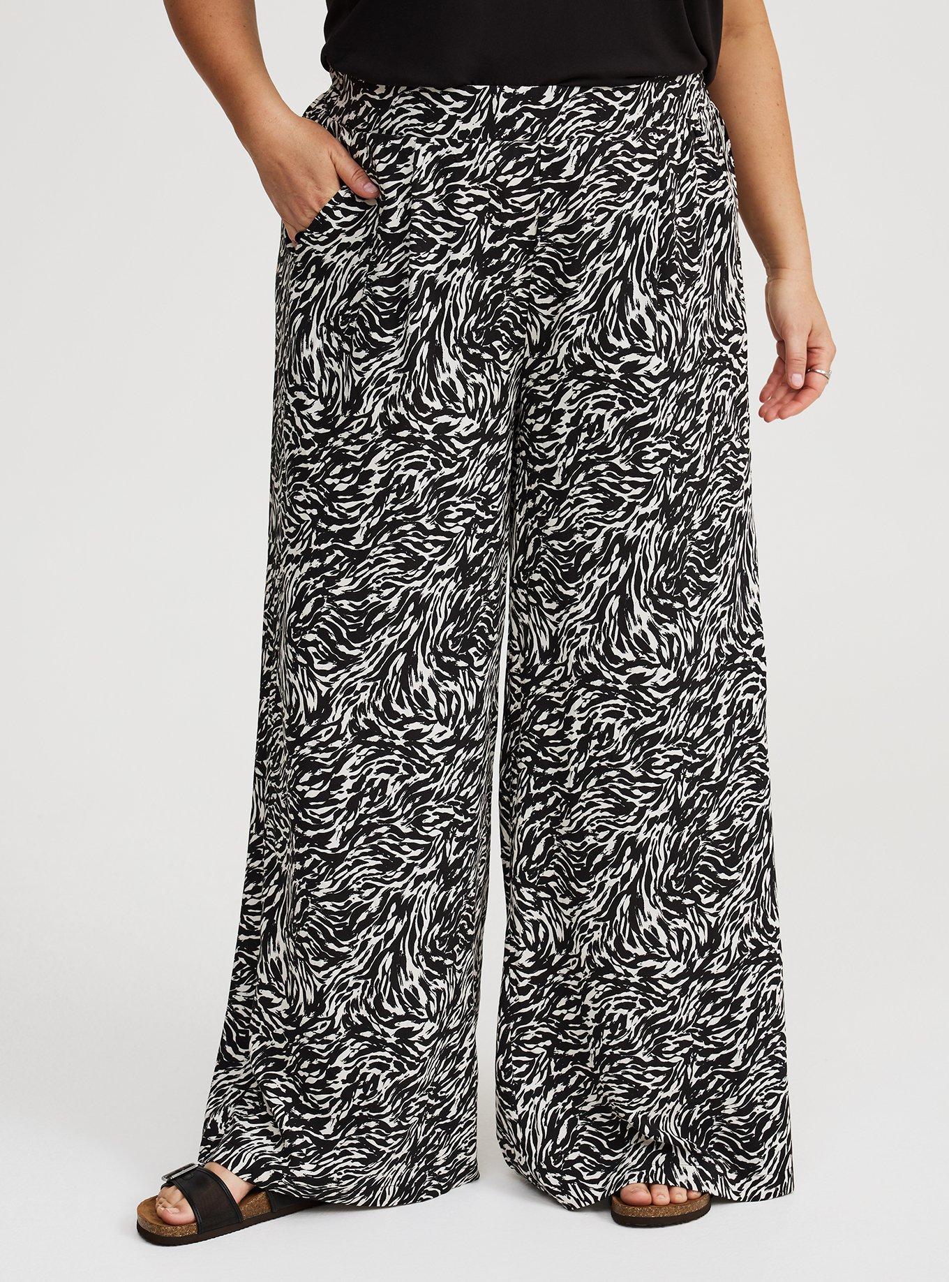 Pull-On Wide Leg Pant