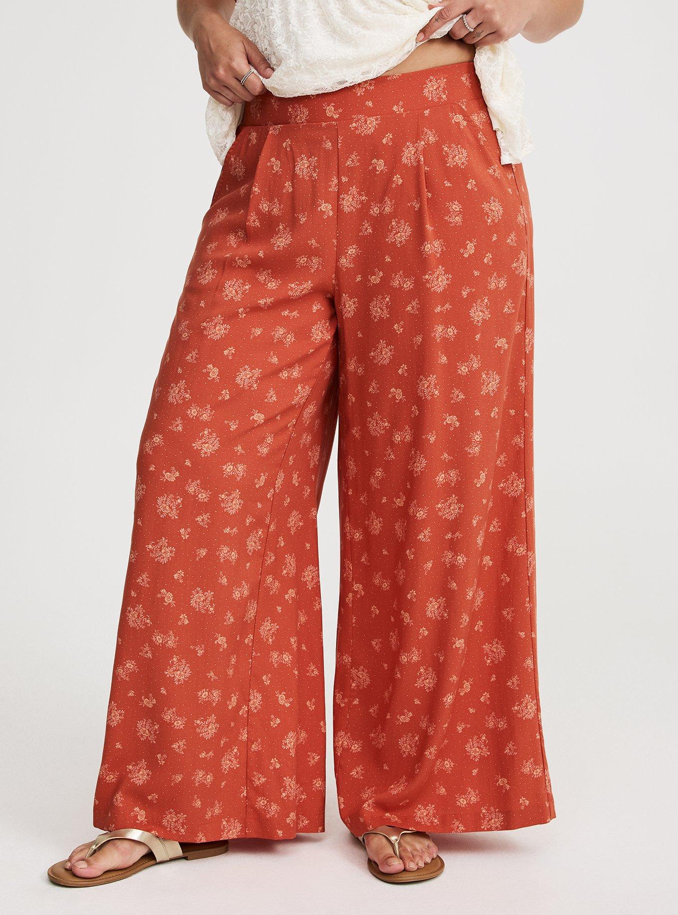 Pull-On Wide Leg Pant