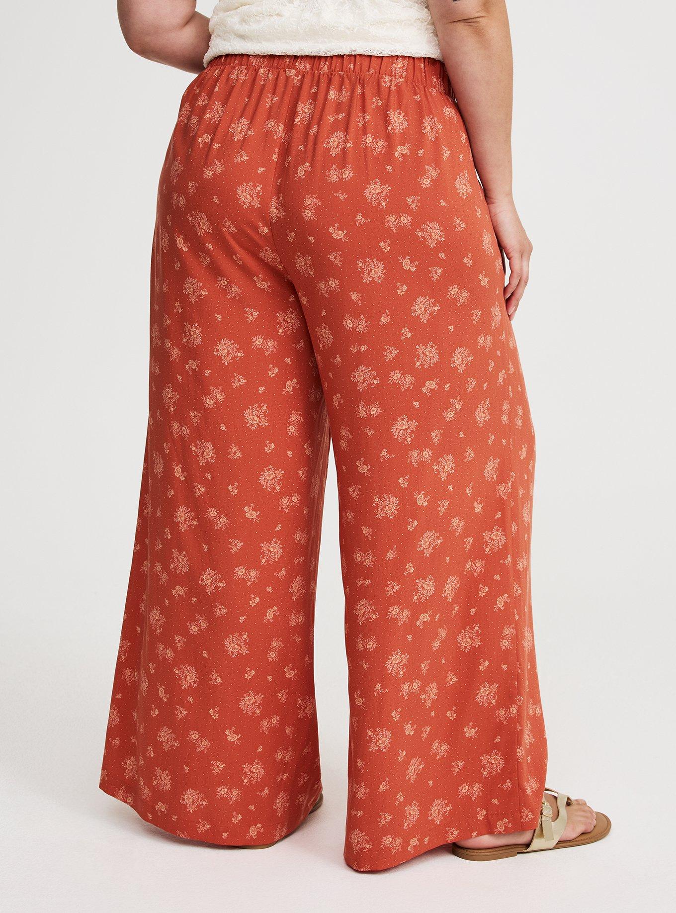 Pull-On Wide Leg Pant