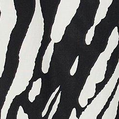 High-Rise Pull-On Challis Wide-Leg Pant, ABSTRACT SPLATTER BLACK, swatch