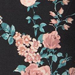 High-Rise Pull-On Wide-Leg Pant, WILD BOUQUET BLACK, swatch