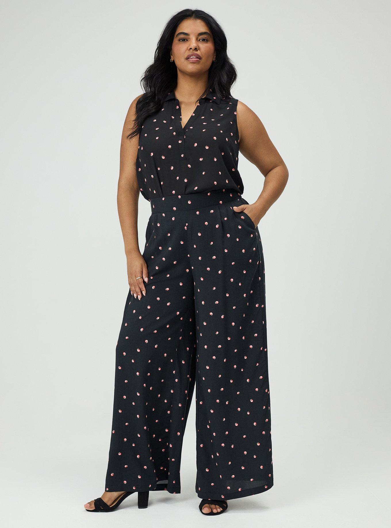 High-Rise Pull-On Wide-Leg Pant, SPACED STRAWBERRY  RED, alternate